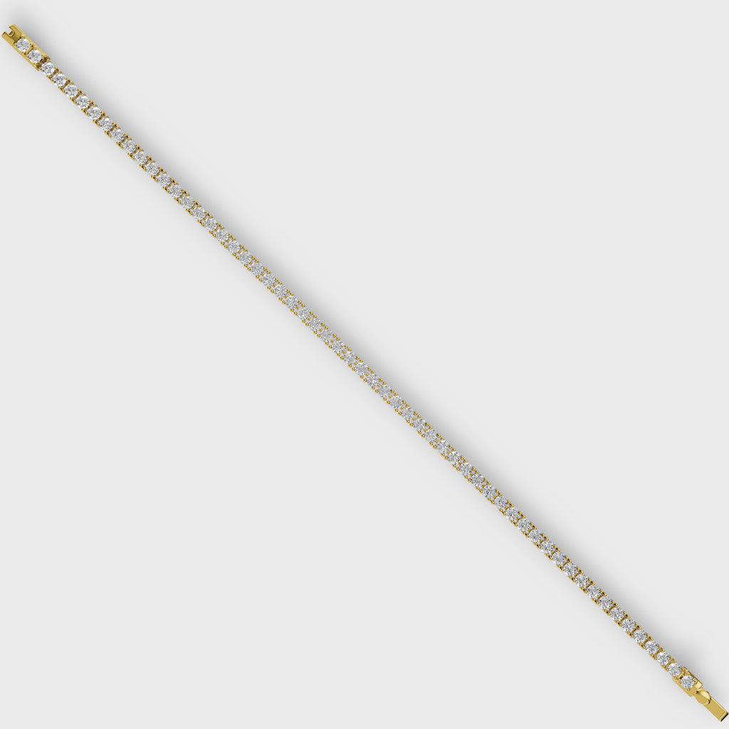 0.15 Ct Elegant Diamond Tennis Bracelet