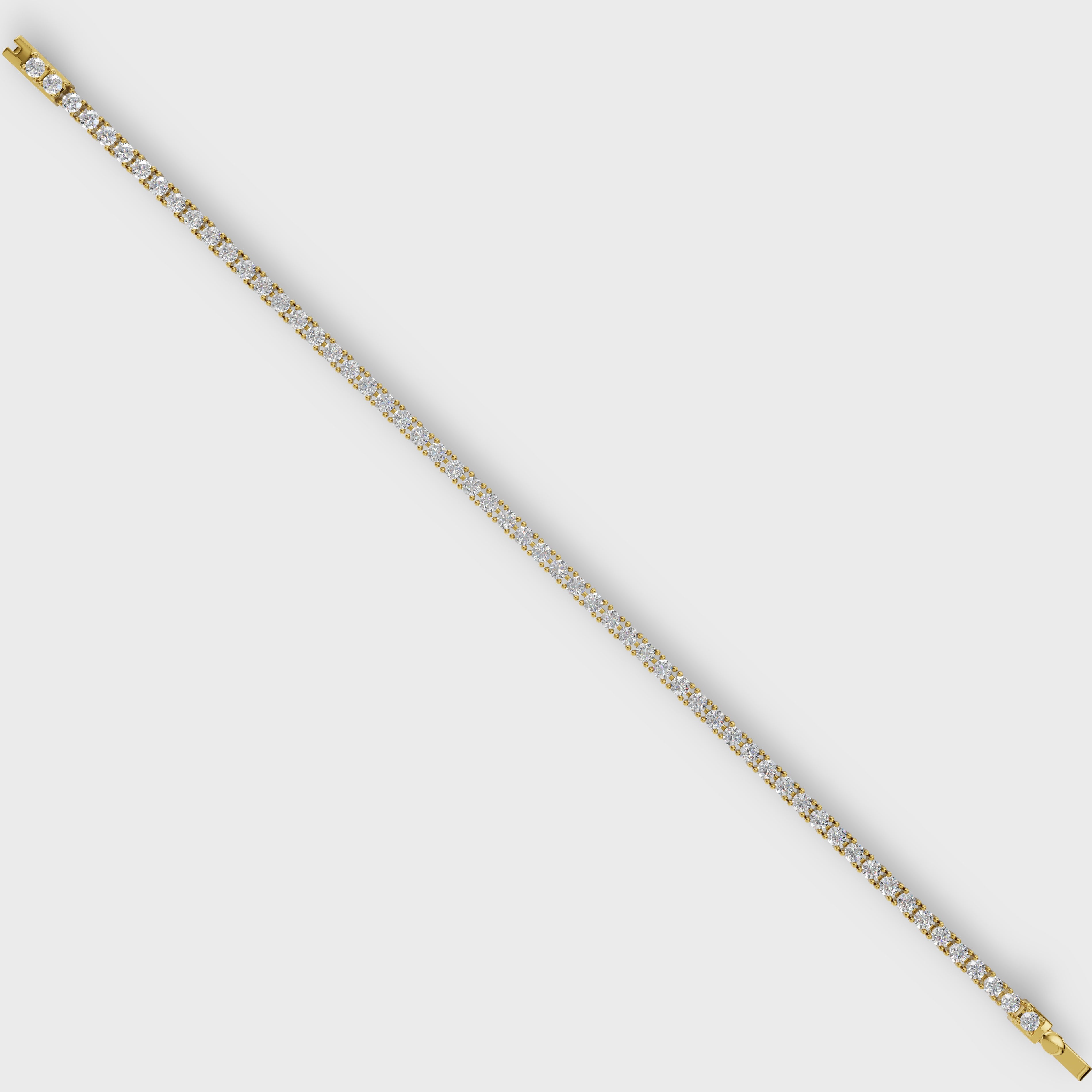 0.15 Ct Elegant Diamond Tennis Bracelet