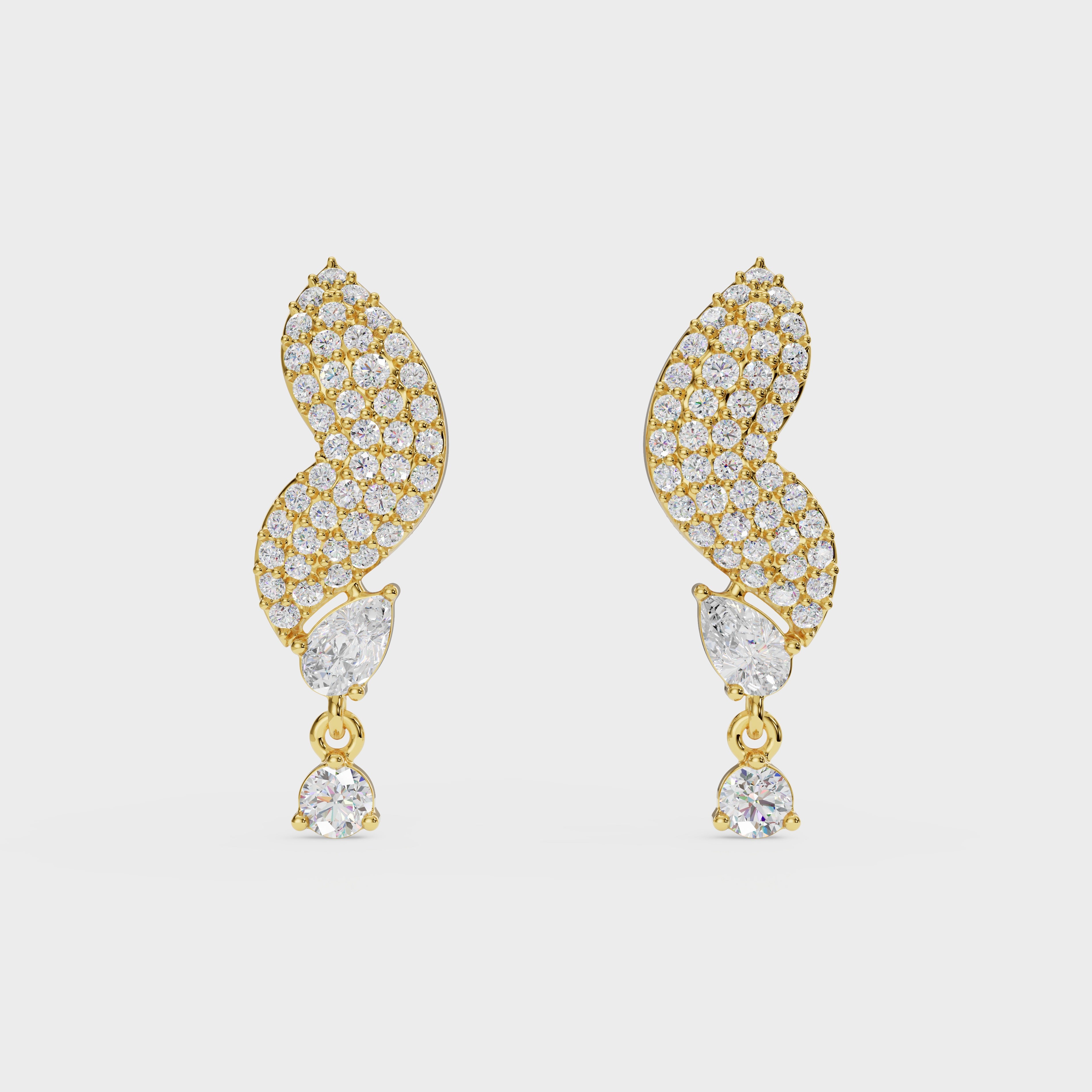 Enchanted Butterfly Dangle Earrings