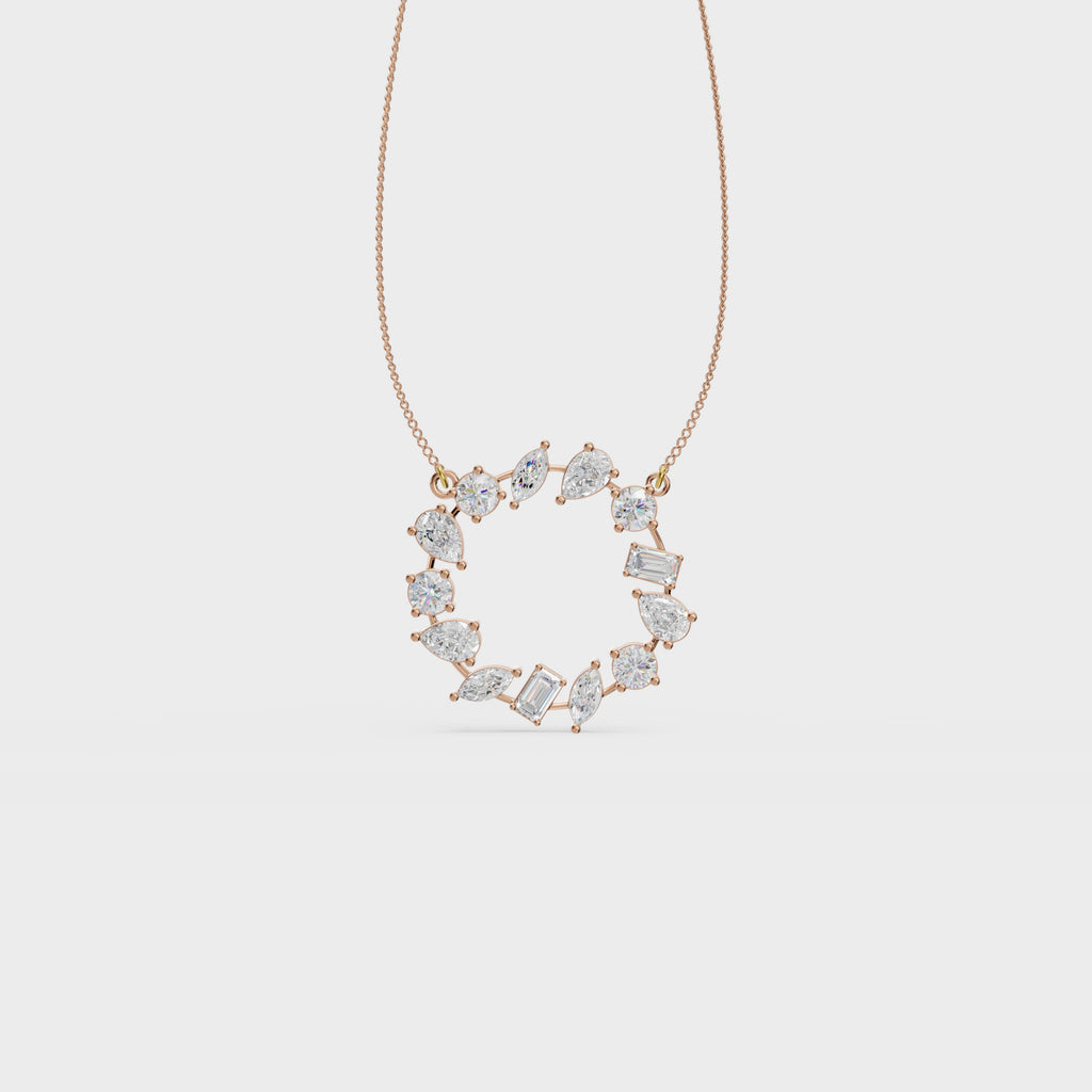 Celestial Orbit Diamond Pendant
