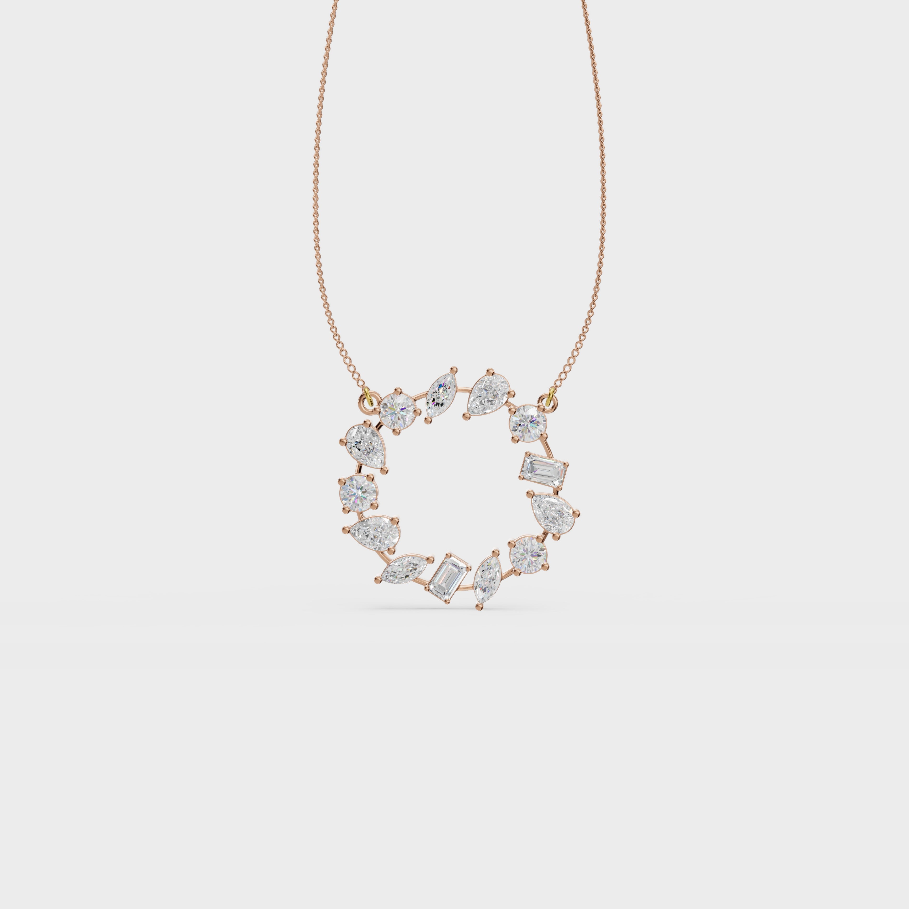 Celestial Orbit Diamond Pendant