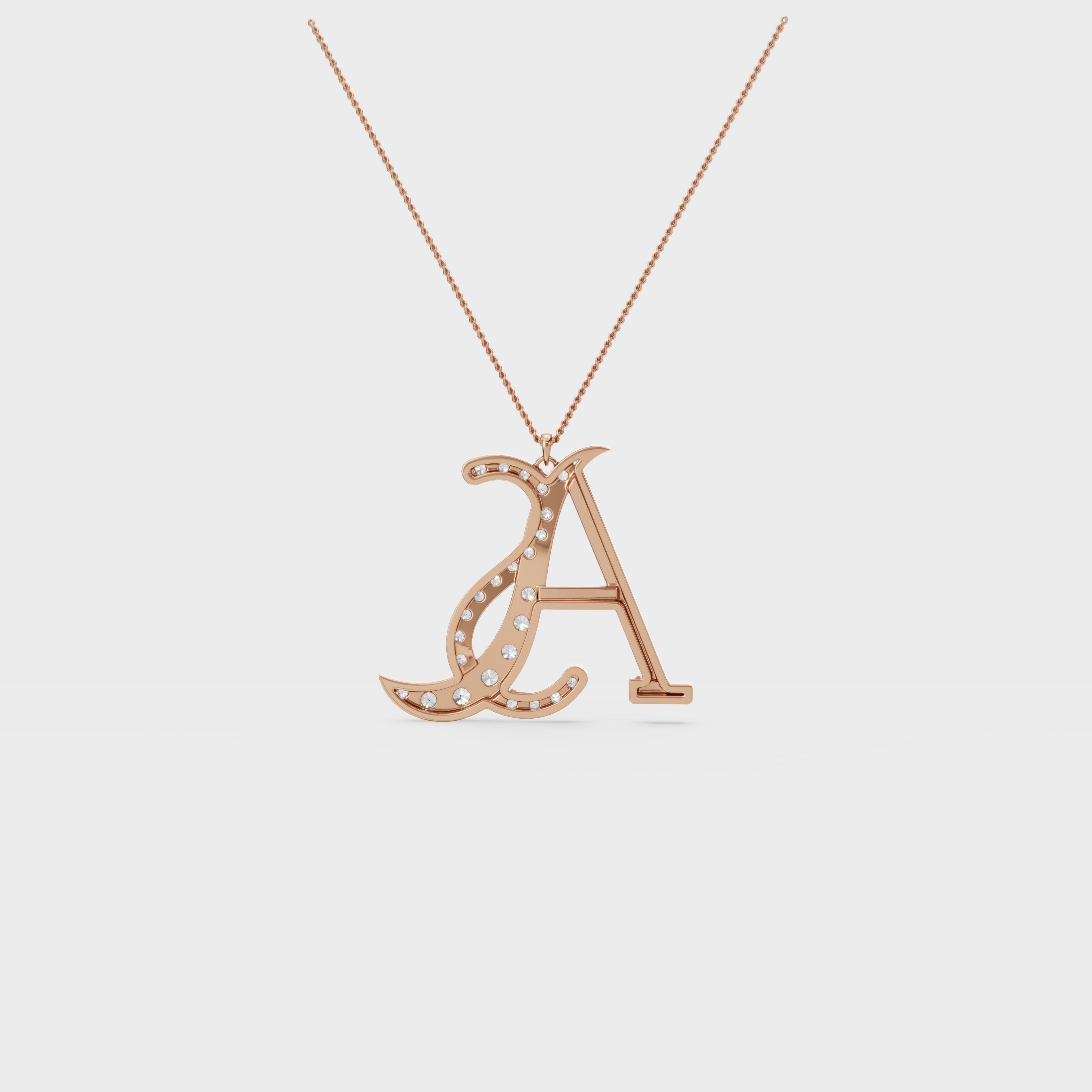 AS Initial Pendant