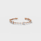 Elegant Round Cut Cubic Zirconia Tennis Bracelet