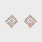 Modern Marquise Frame Studs
