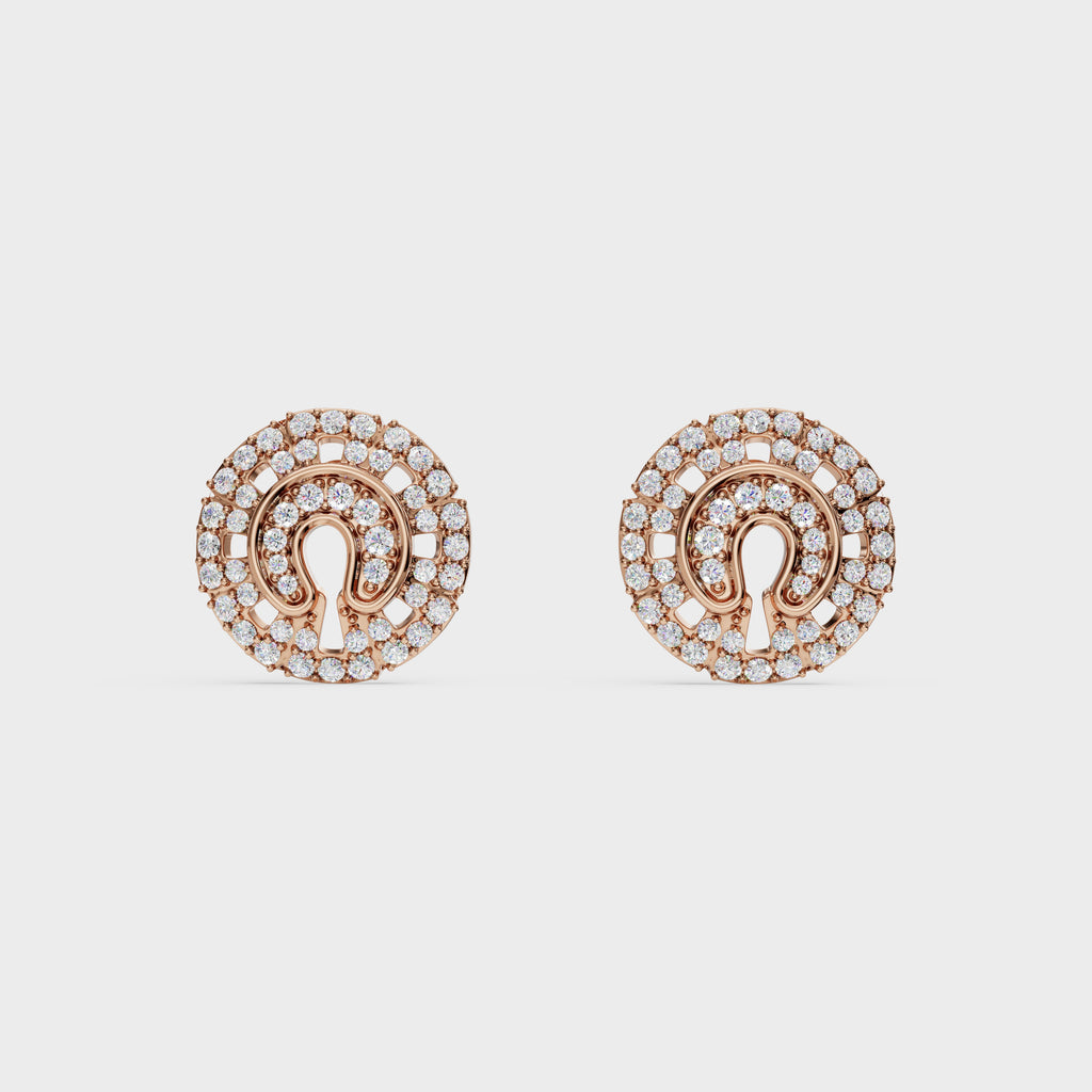 Sunburst Bloom Diamond Earrings