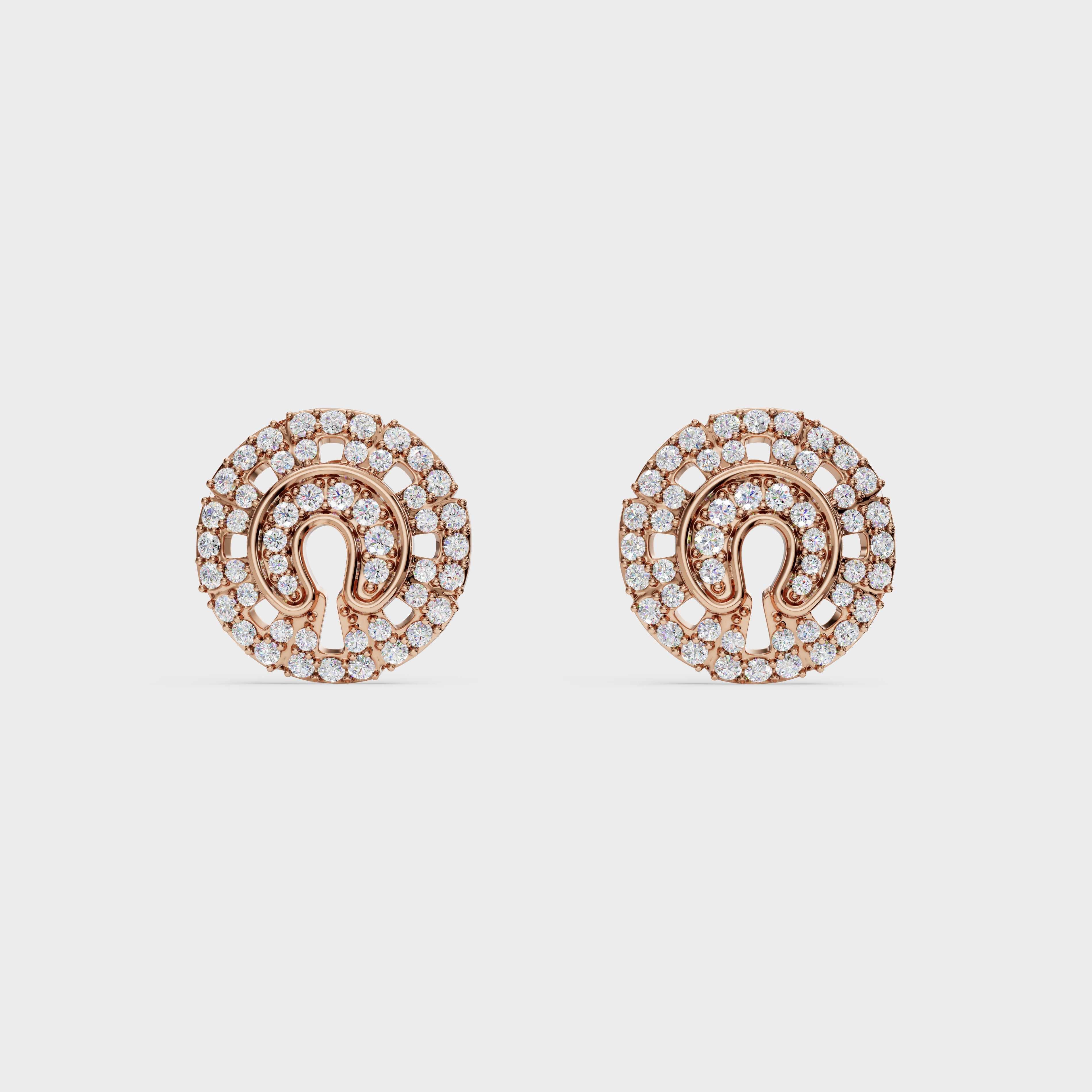 Sunburst Bloom Diamond Earrings