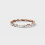 Luxe Spark Leaf Tennis Bracelet