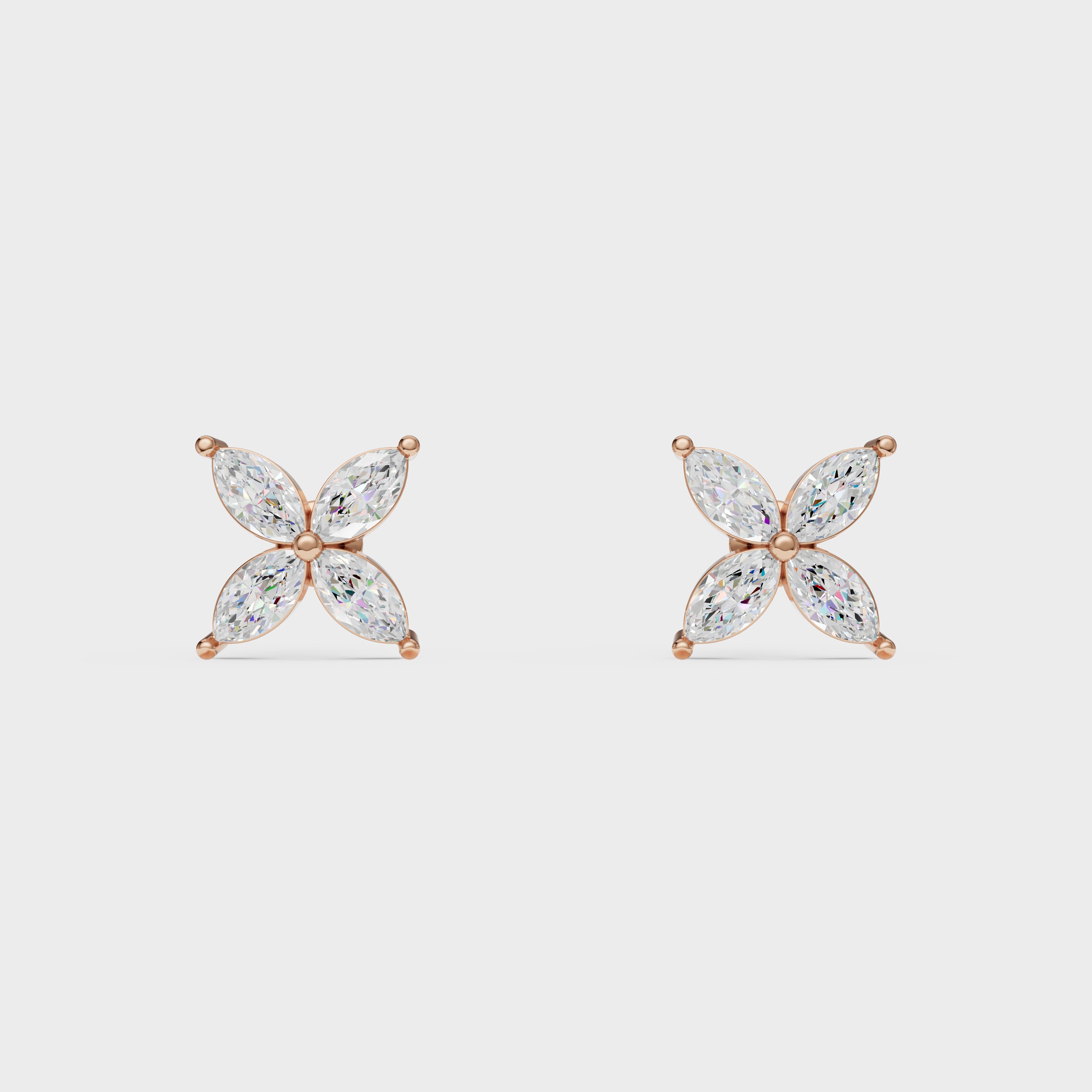 Marquise Cut Studs Earrings