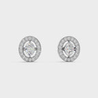 Diamond Aura Stud Earrings