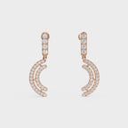 Crescent Wave Diamond Drops