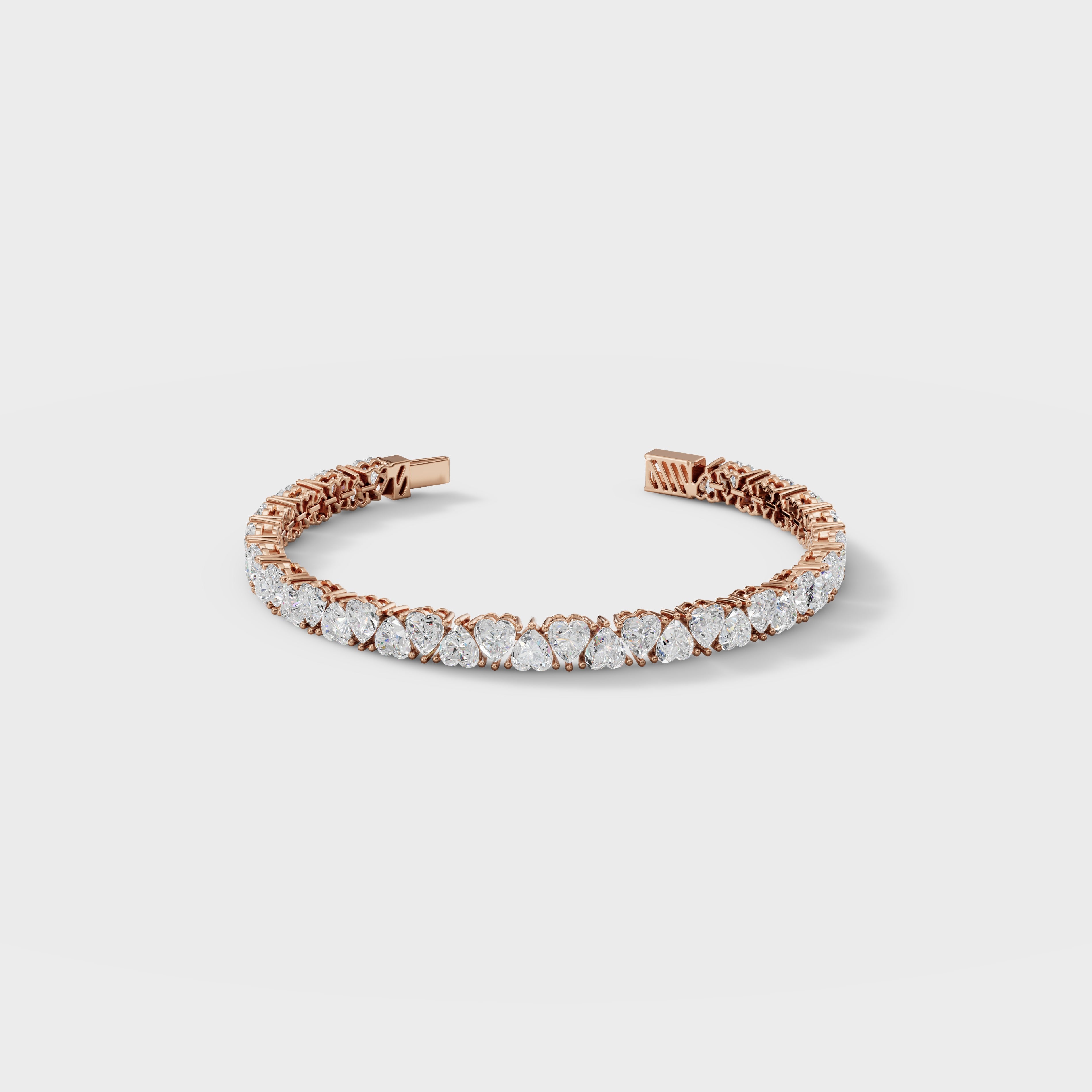 Heart On My Sleev Diamond Bracelet