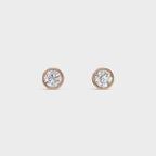 Bezal Round Stud Earrings