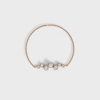 Sparkling Bezel Set Crystal Bracelet