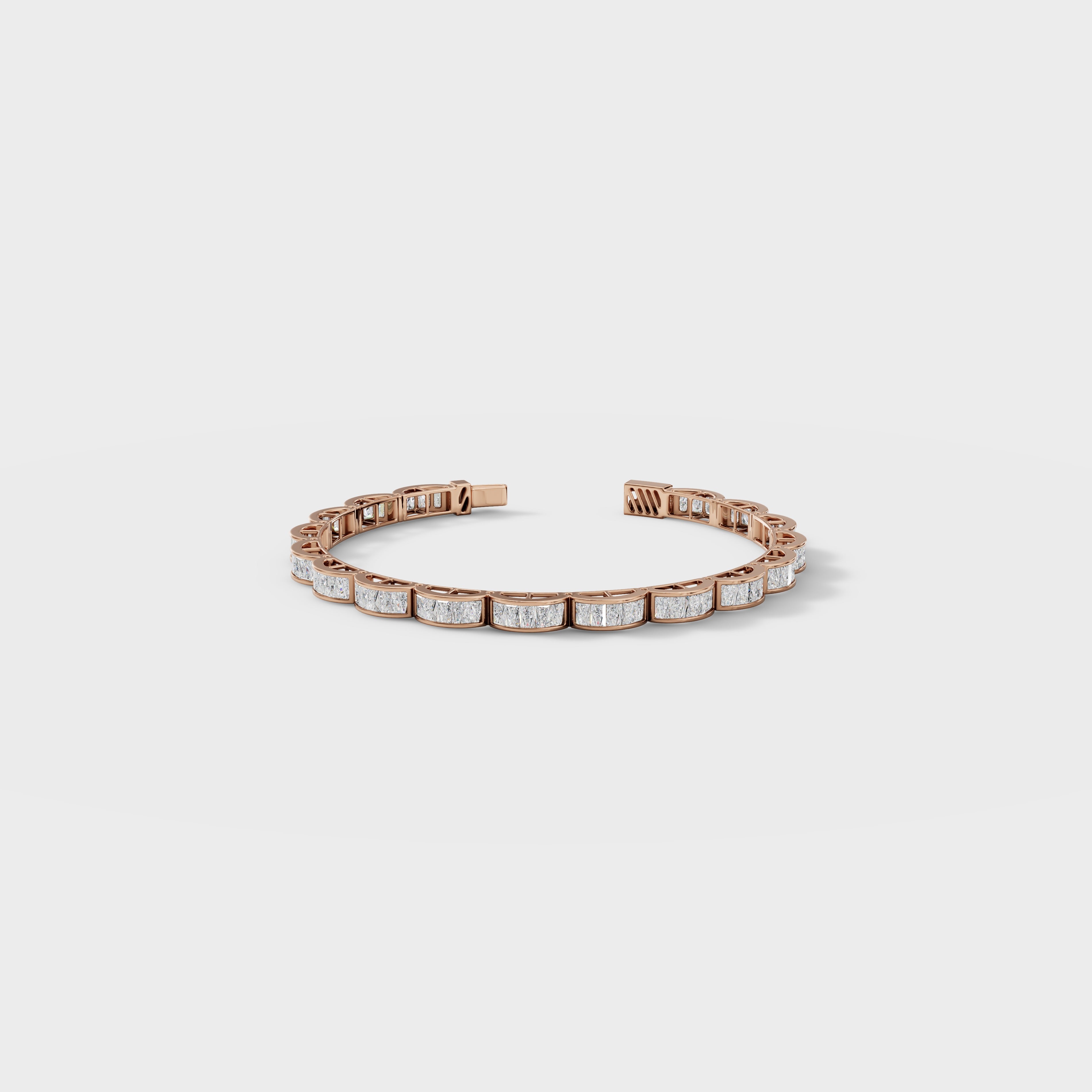 The Baguette Cut Brilliance Bracelet
