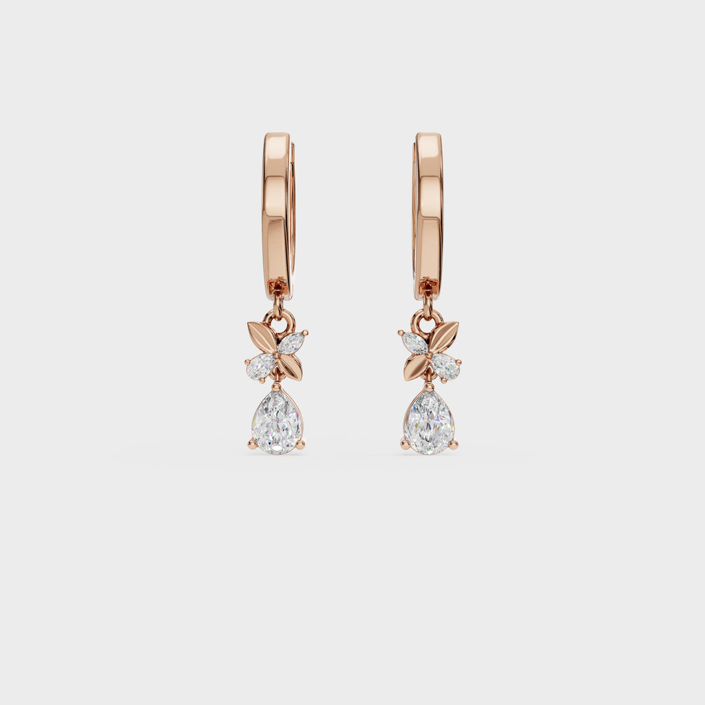 Butterfly Drop Earrings