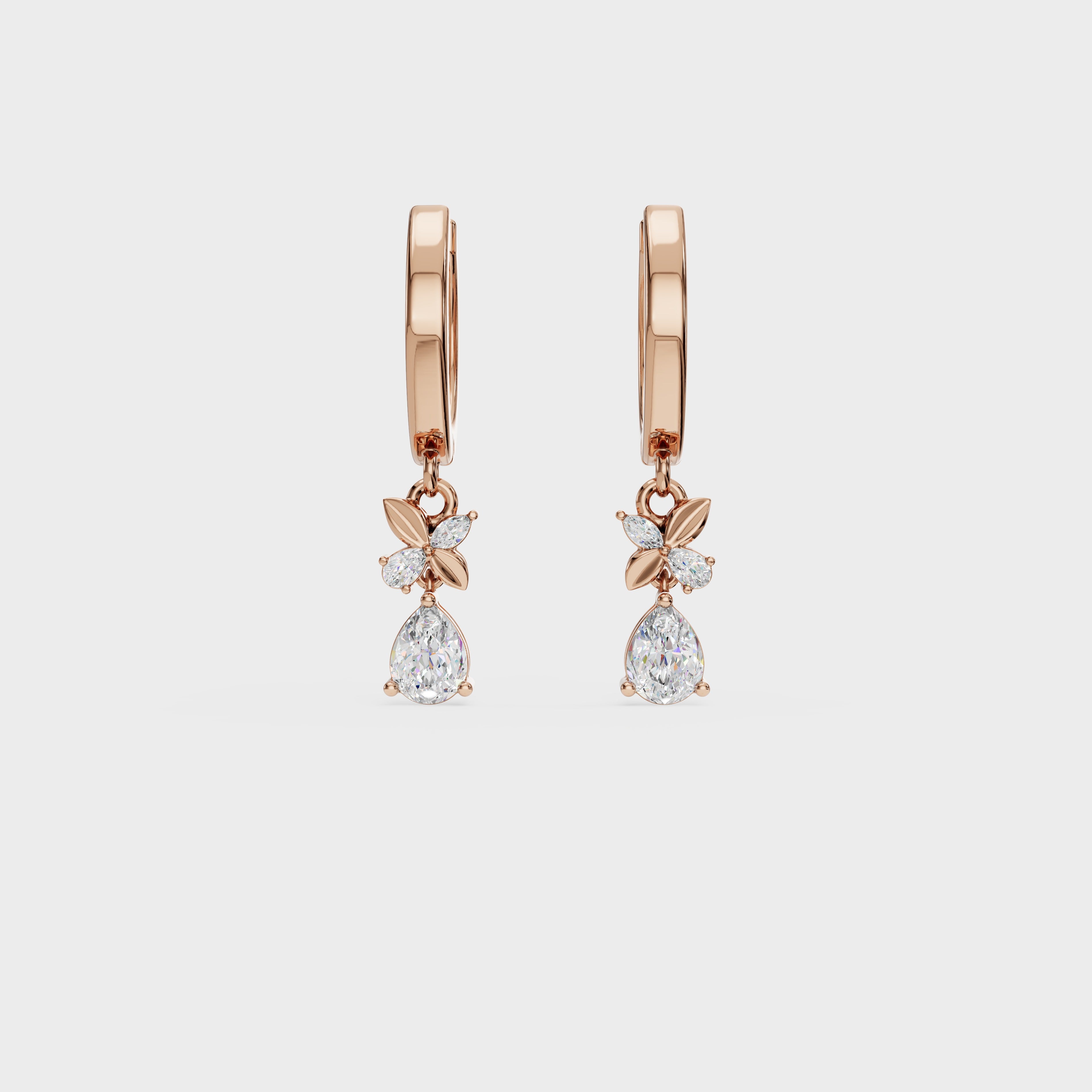 Butterfly Drop Earrings
