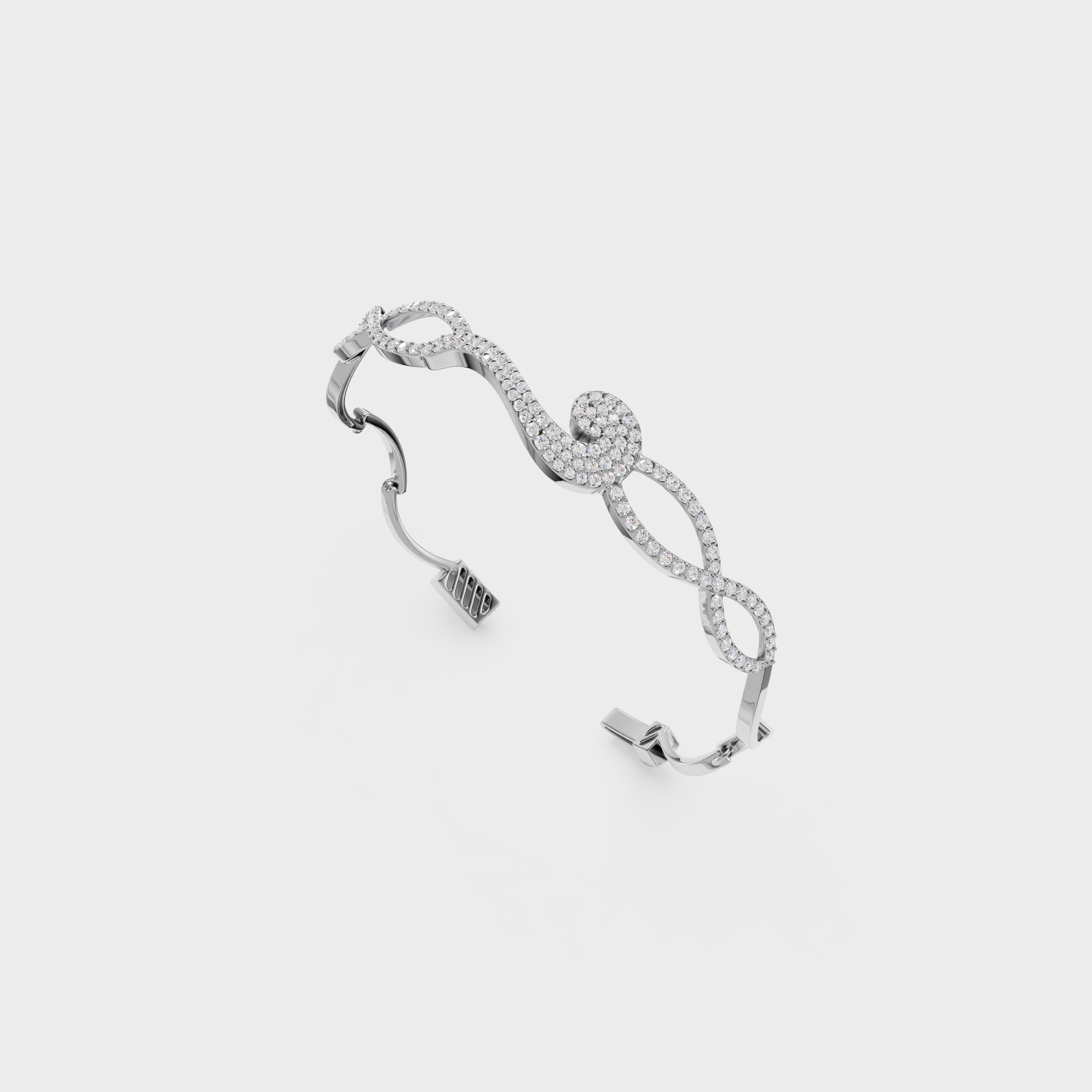 Gleaming Harmony Diamond Bracelet