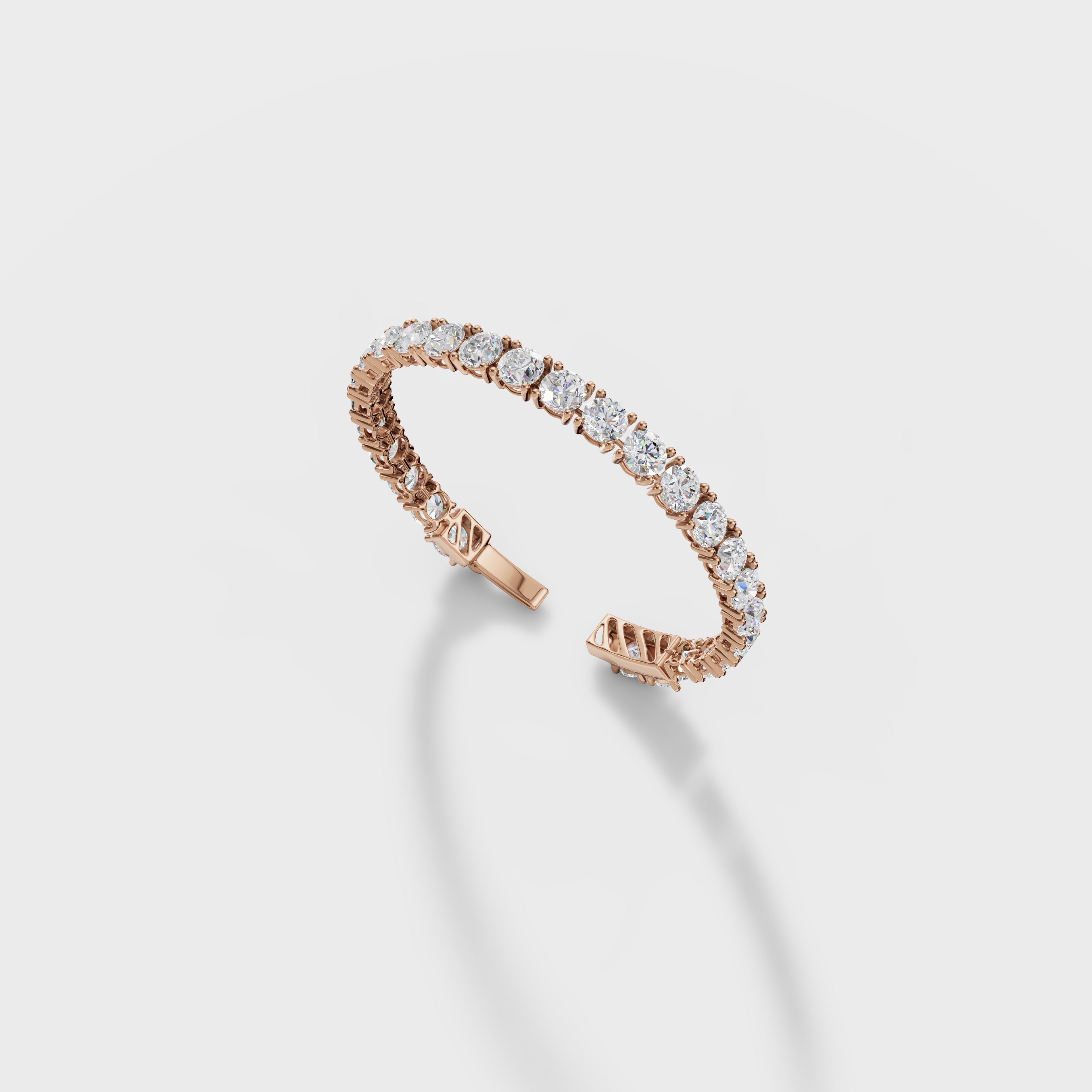 0.47 Ct Elegant Diamond Tennis Bracelet