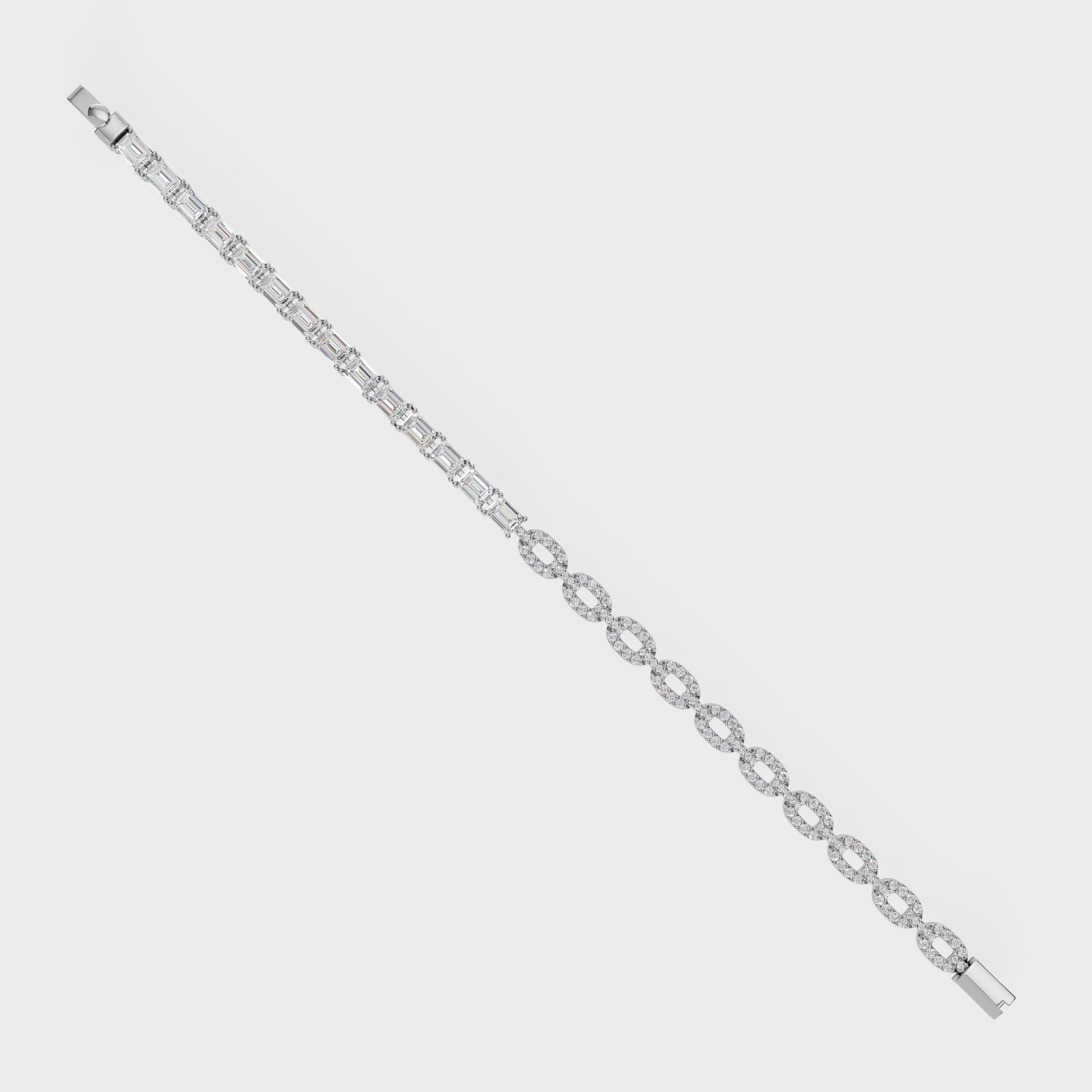 Emerald Shine Link Bracelet