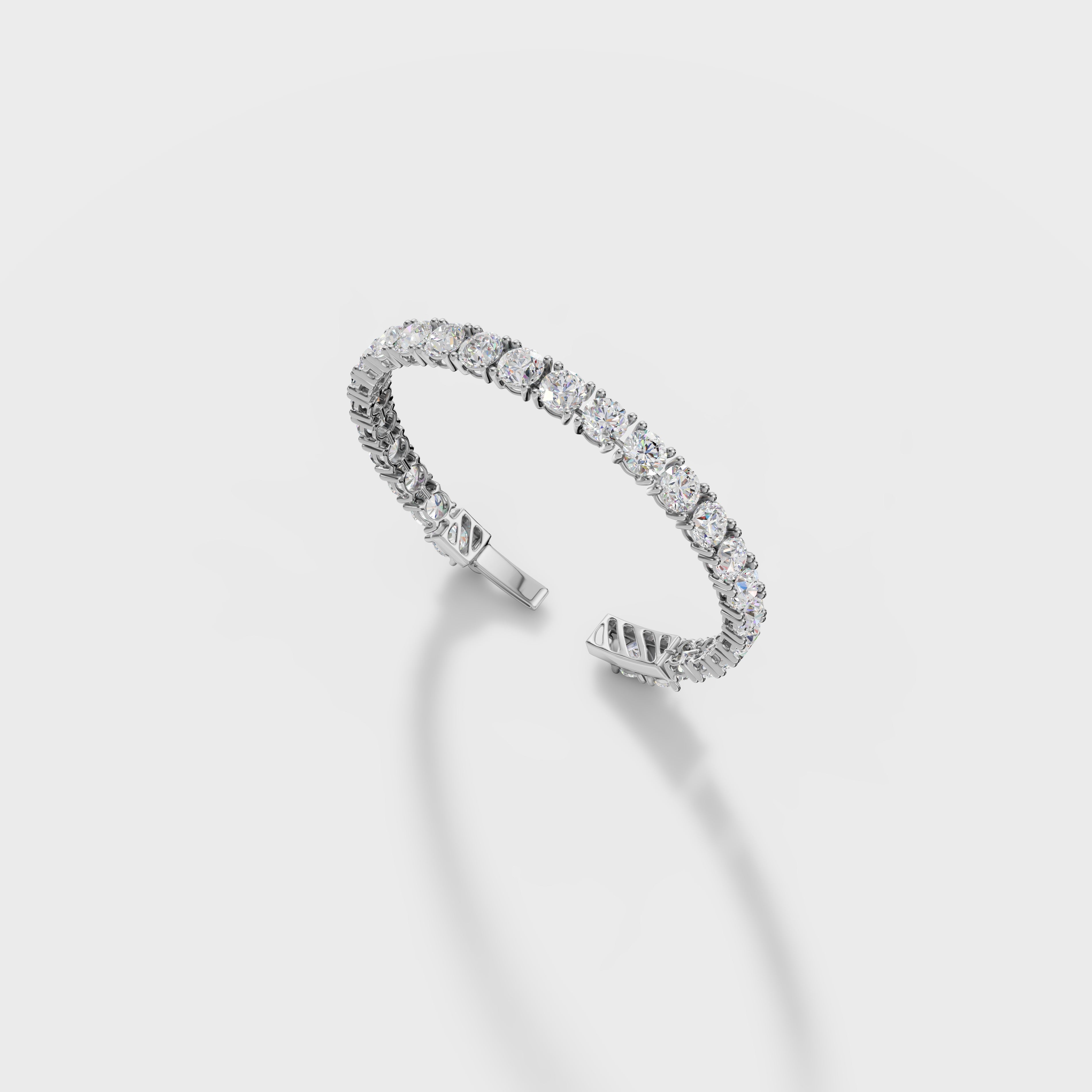 0.47 Ct Elegant Diamond Tennis Bracelet