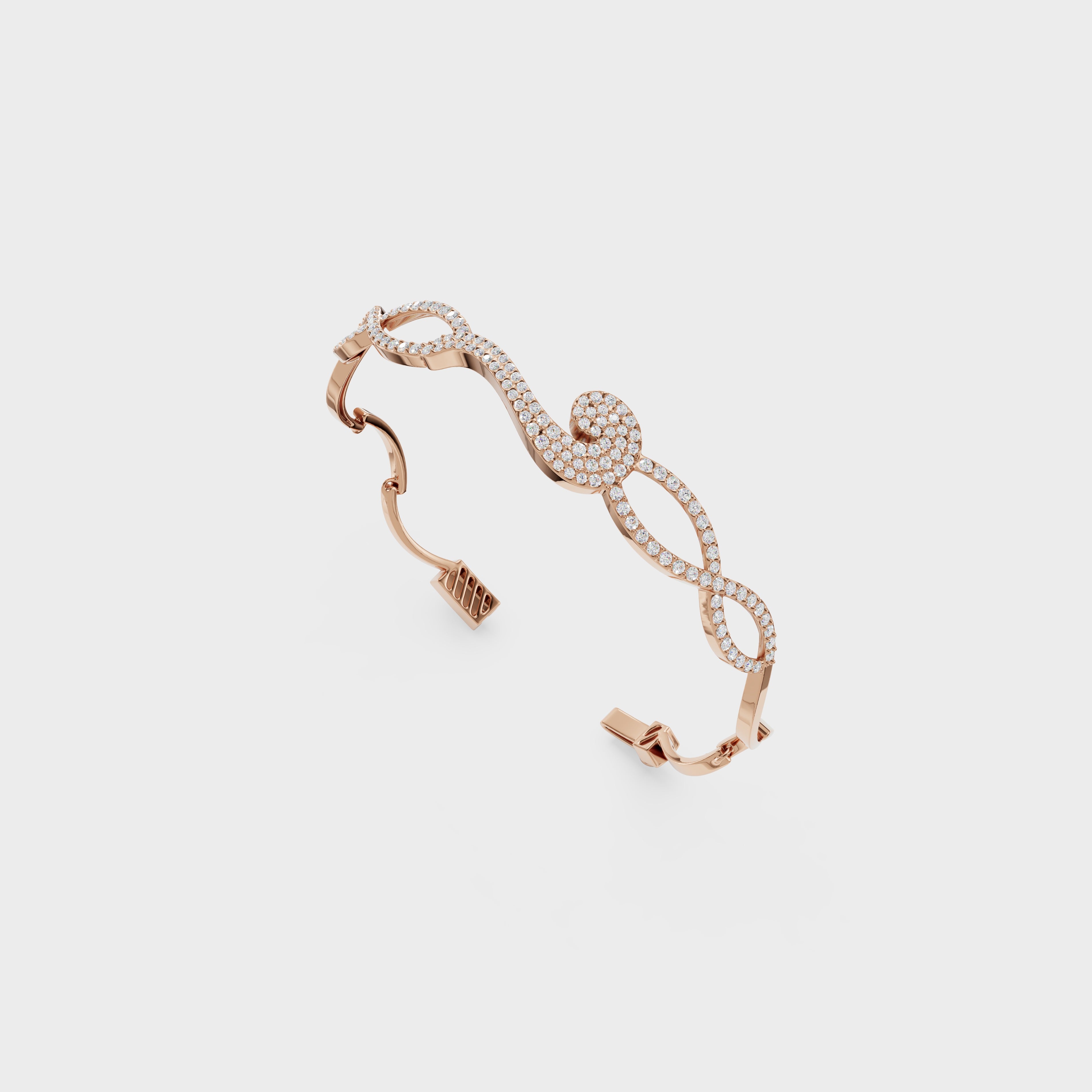 Gleaming Harmony Diamond Bracelet