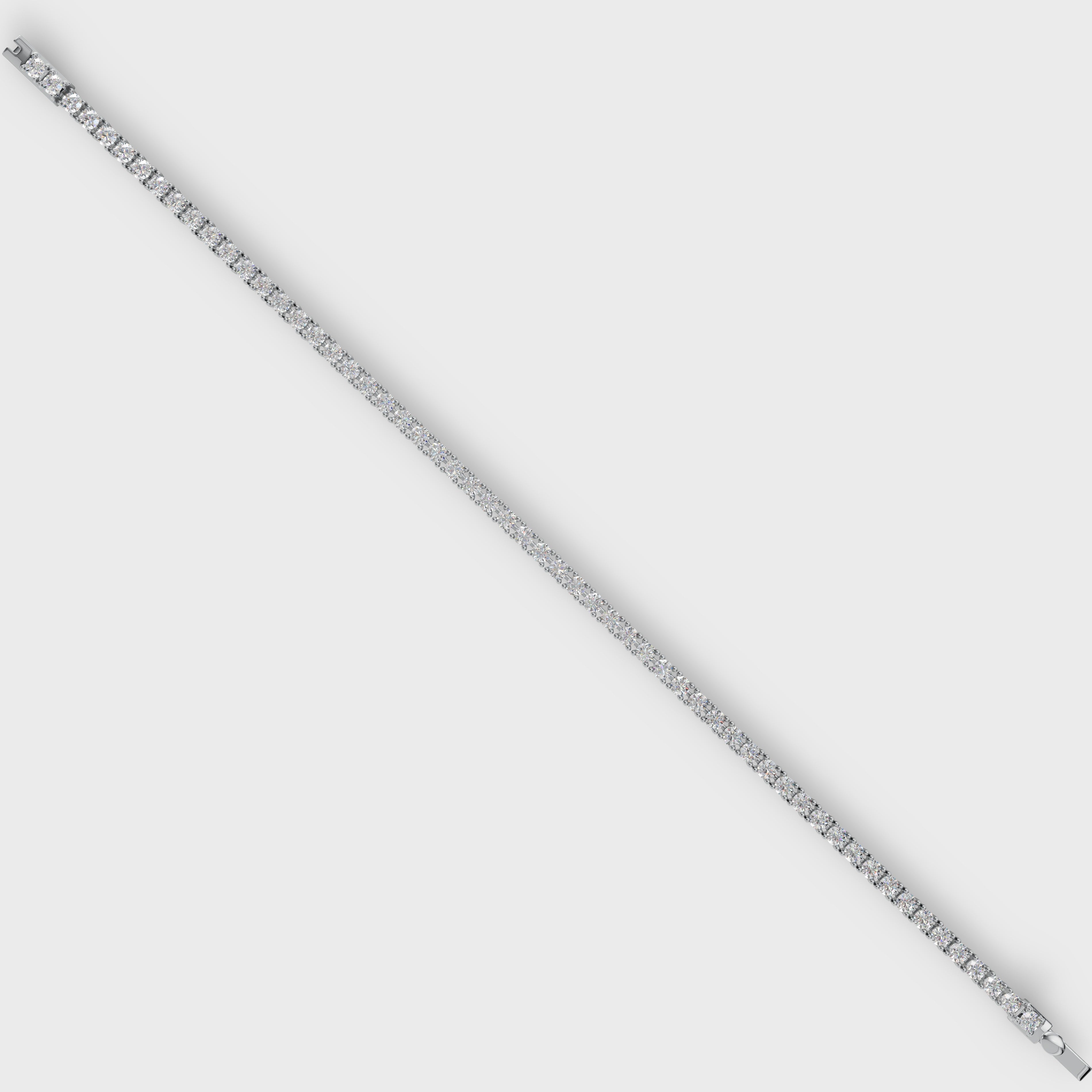 0.15 Ct Elegant Diamond Tennis Bracelet