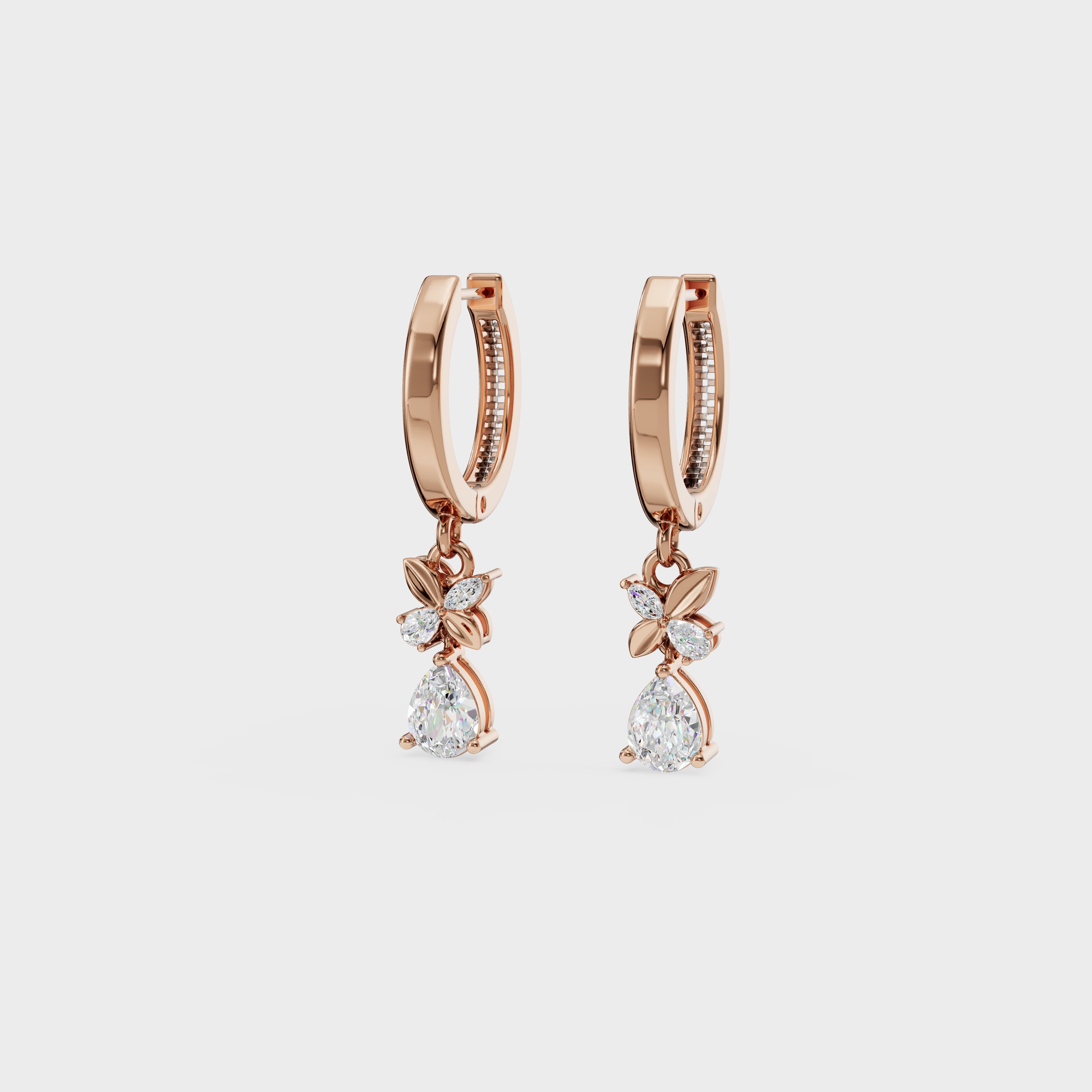 Butterfly Drop Earrings