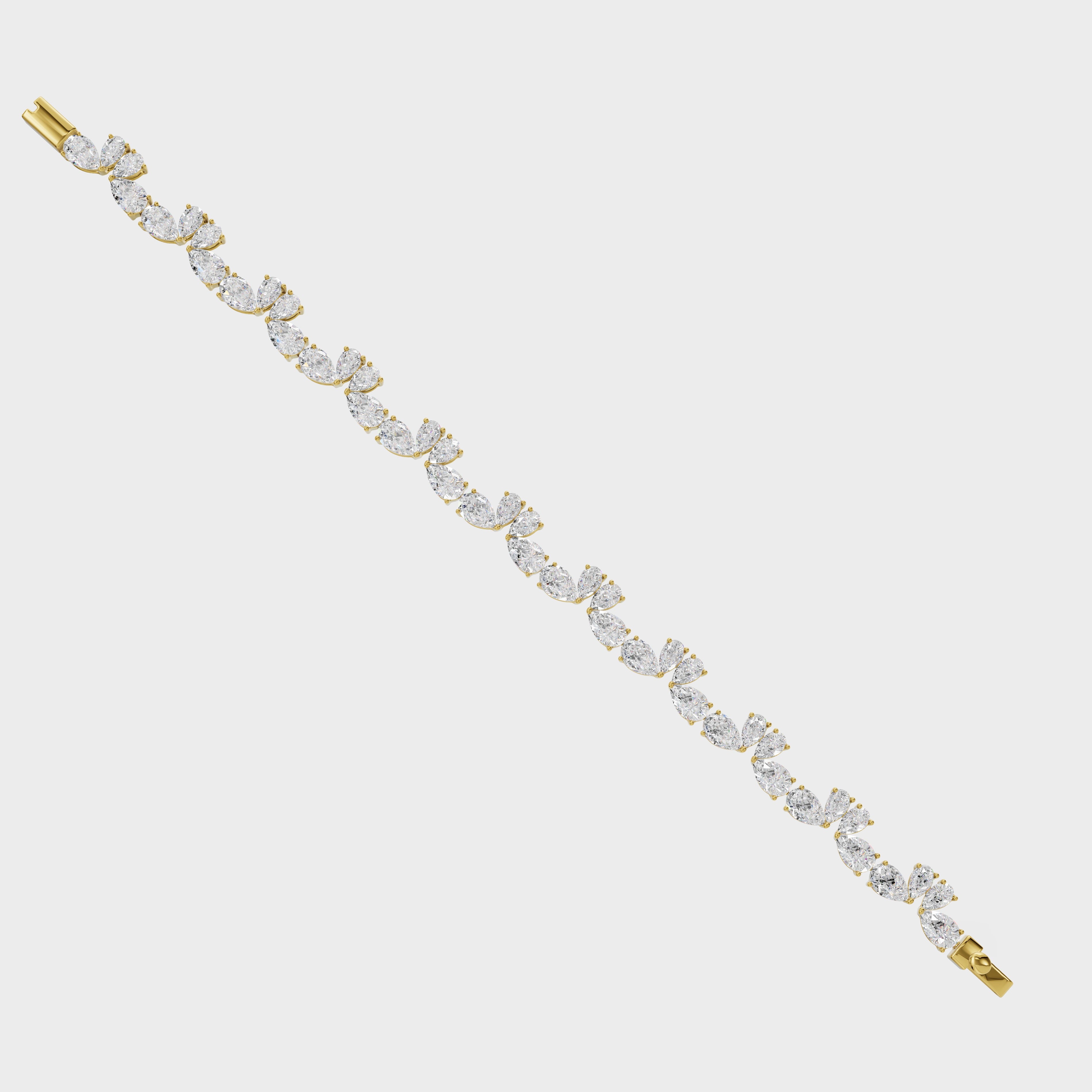 Luminious Love Of Swan Diamond Bracelet
