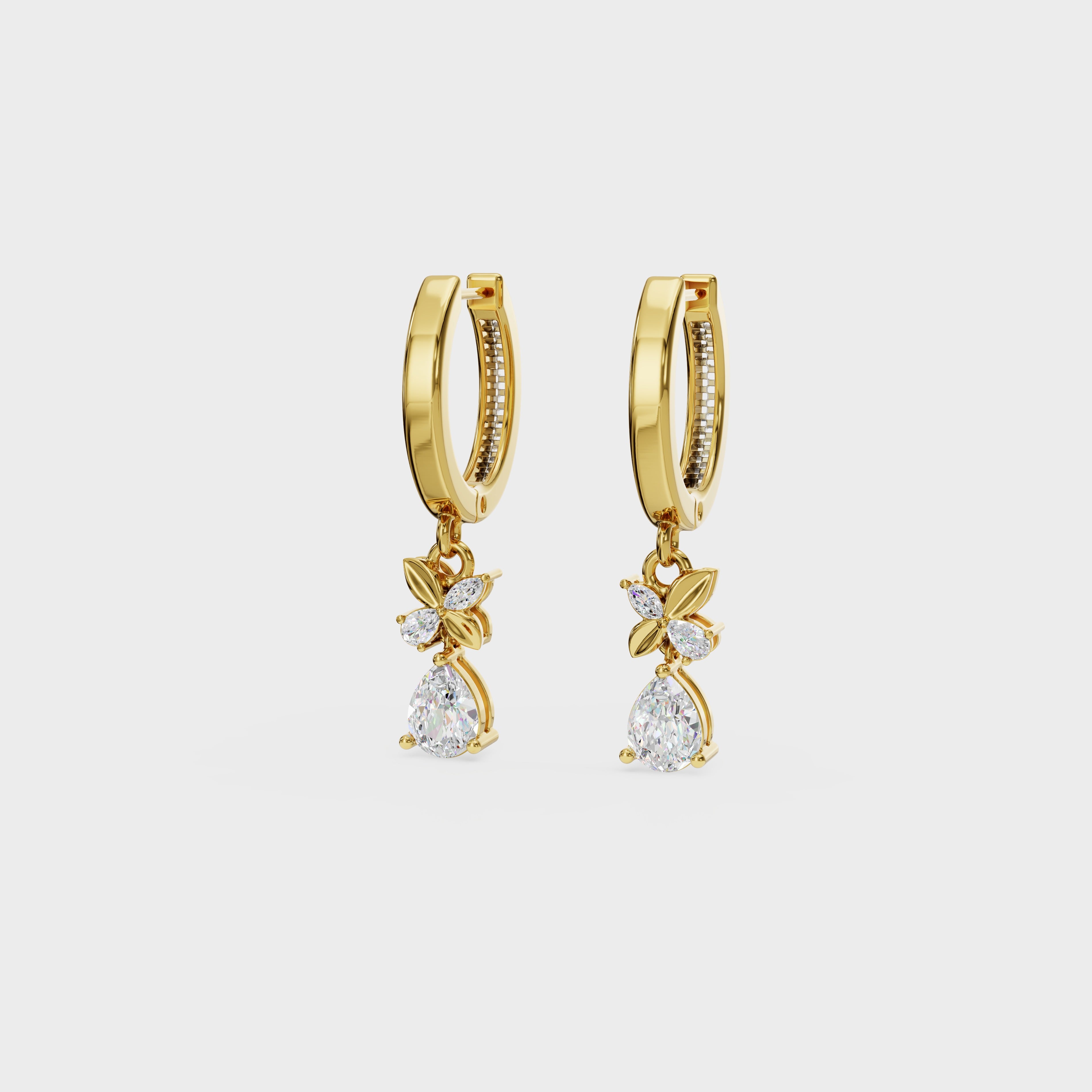 Butterfly Drop Earrings