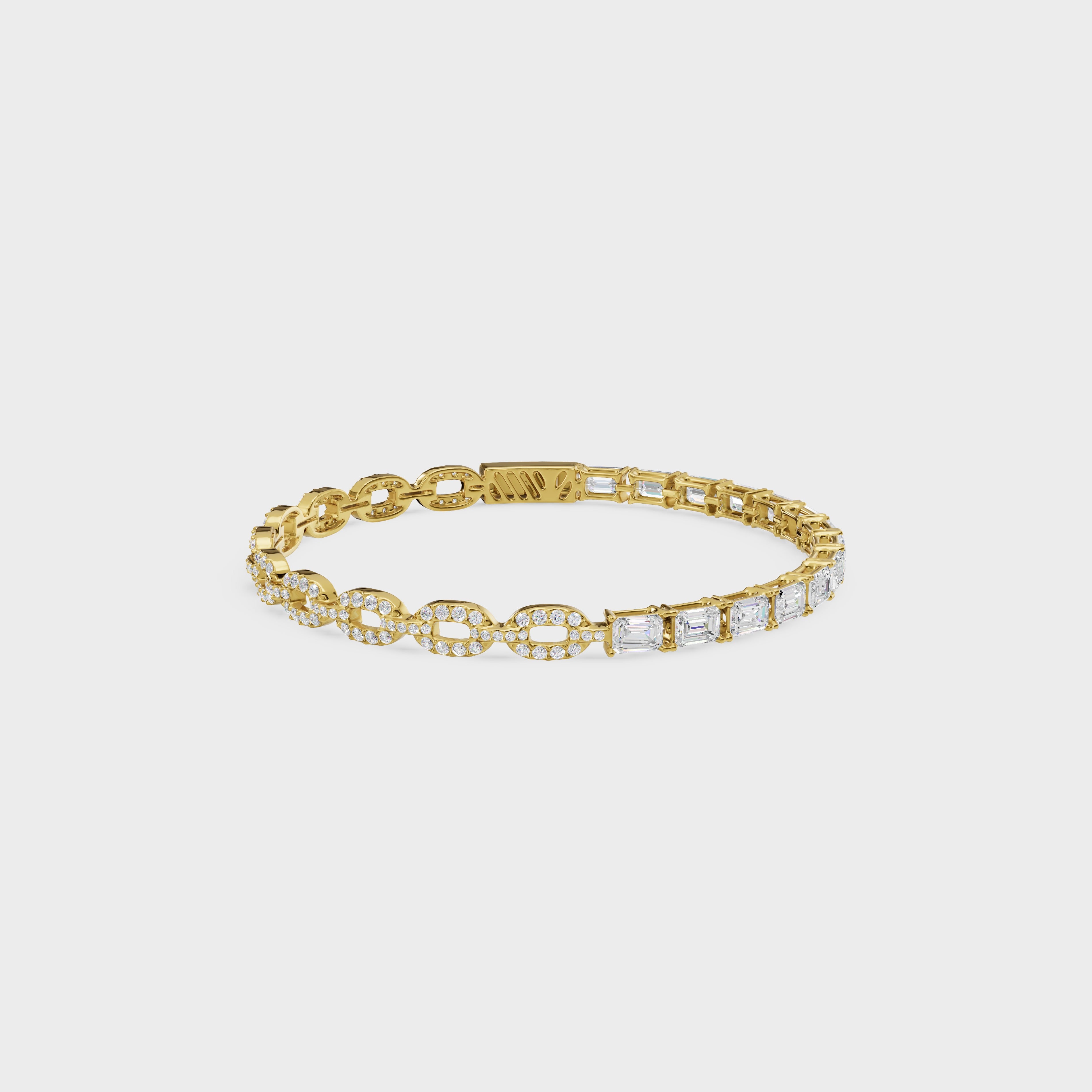 Emerald Shine Link Bracelet
