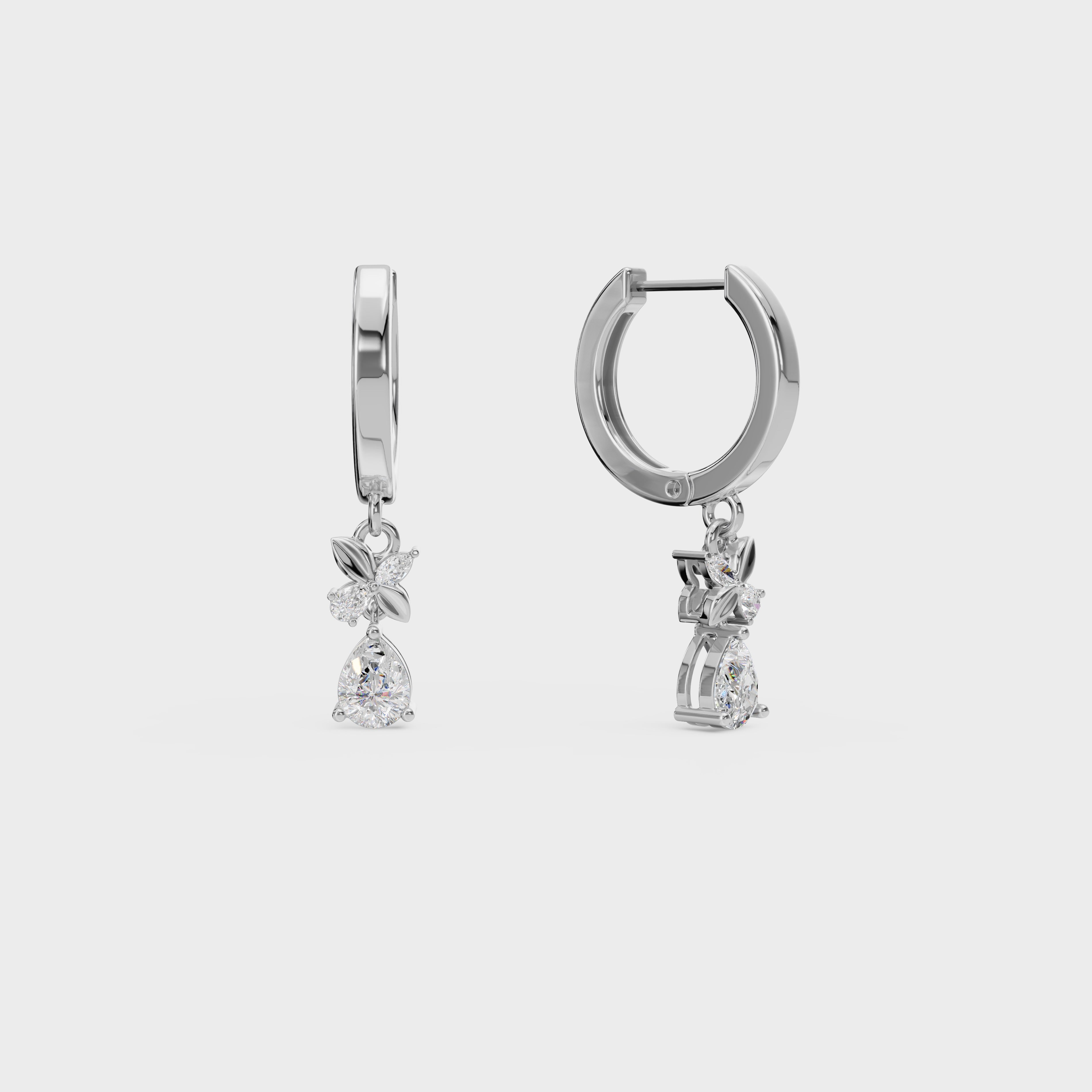 Butterfly Drop Earrings