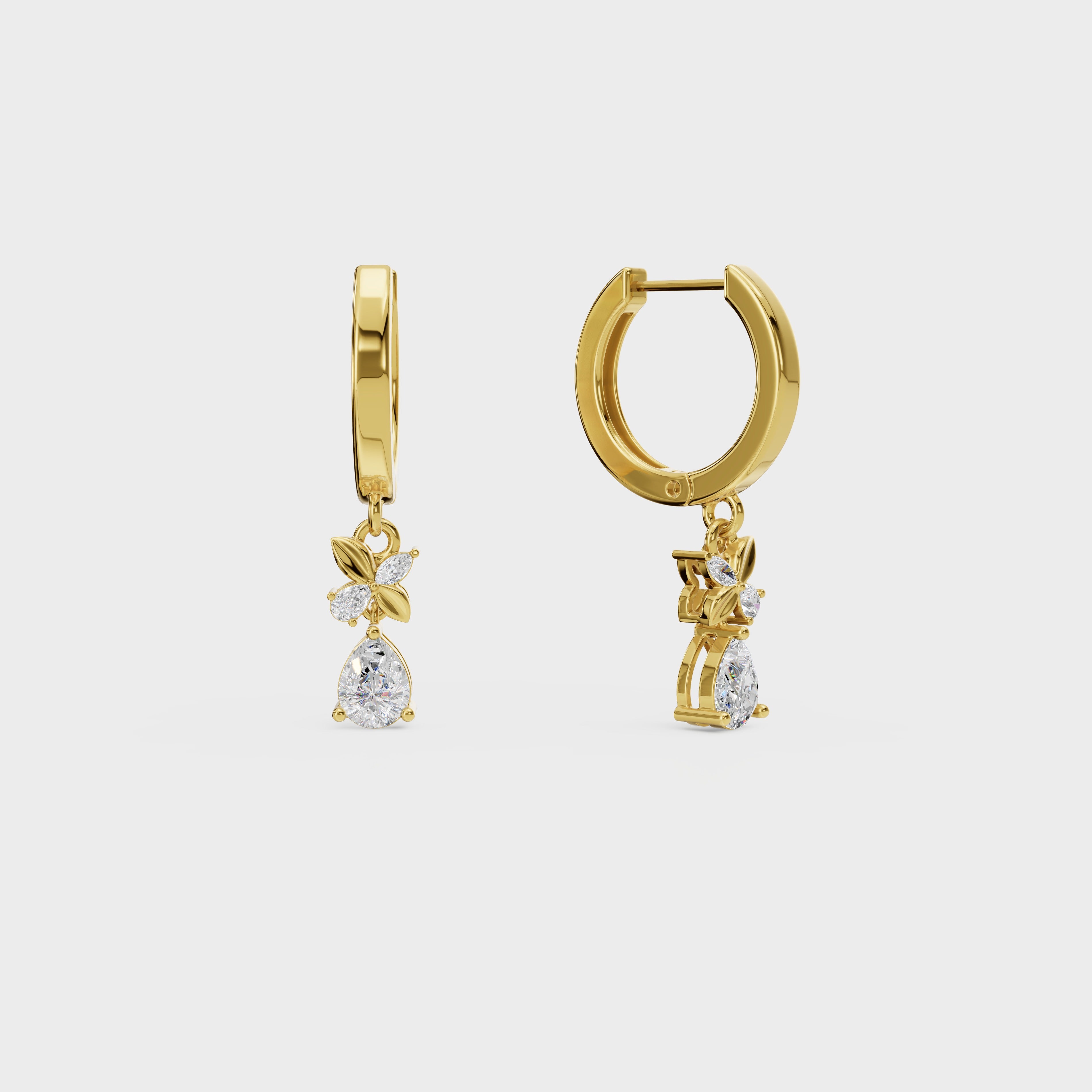 Butterfly Drop Earrings