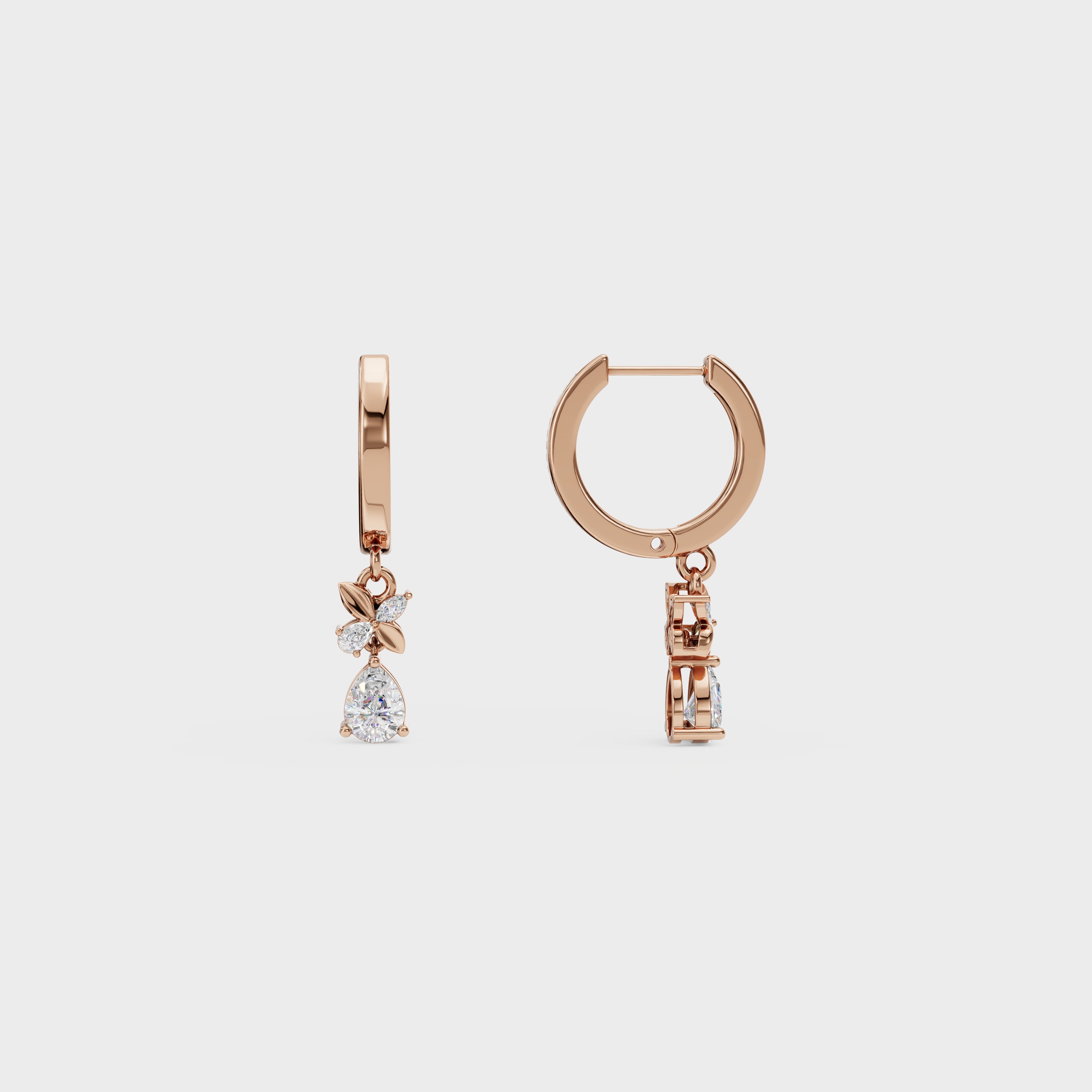 Butterfly Drop Earrings