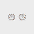 2 in One Oval cut stud & Earrings