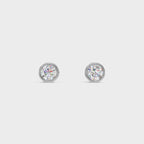 Bezal Round Stud Earrings