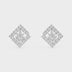 Modern Marquise Frame Studs