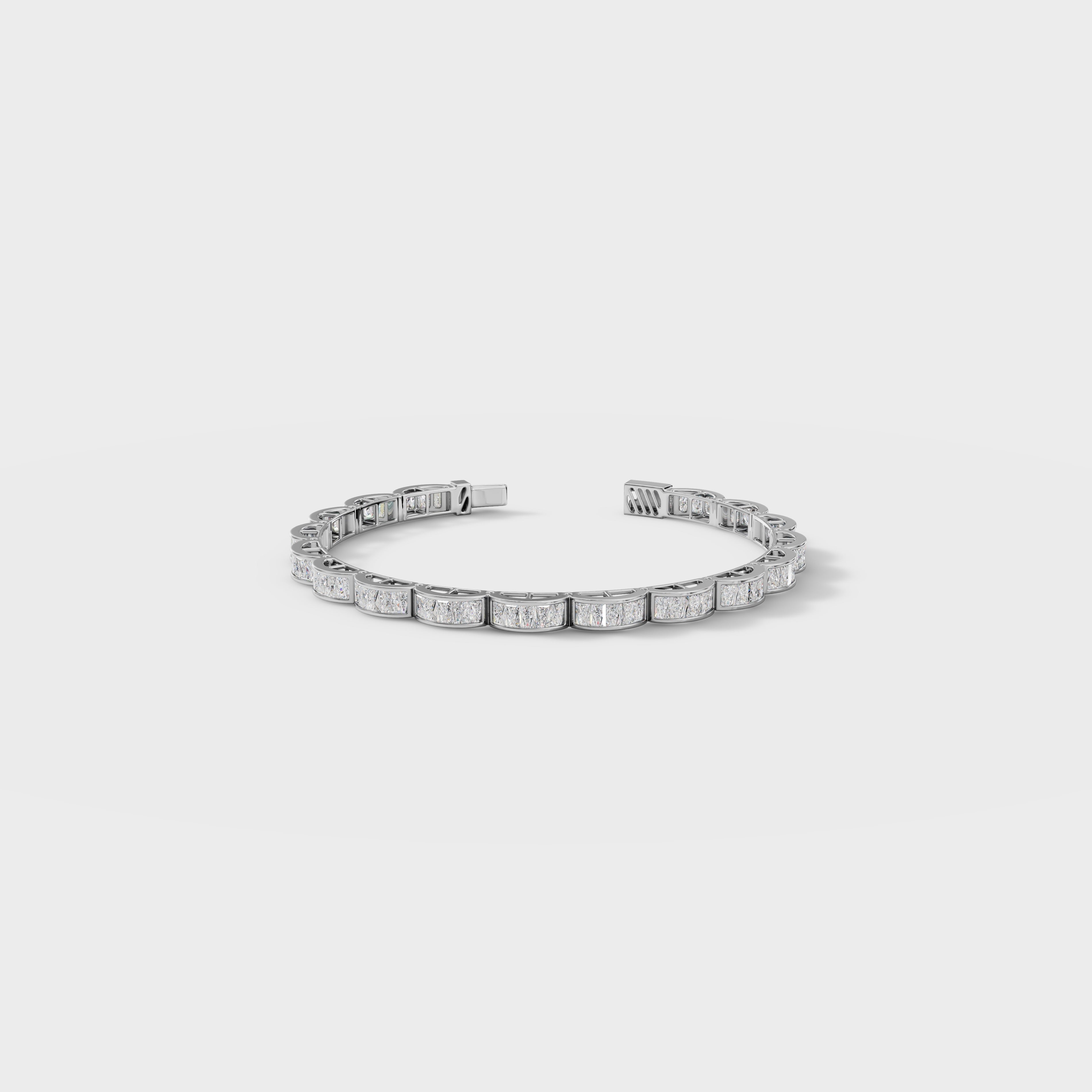 The Baguette Cut Brilliance Bracelet