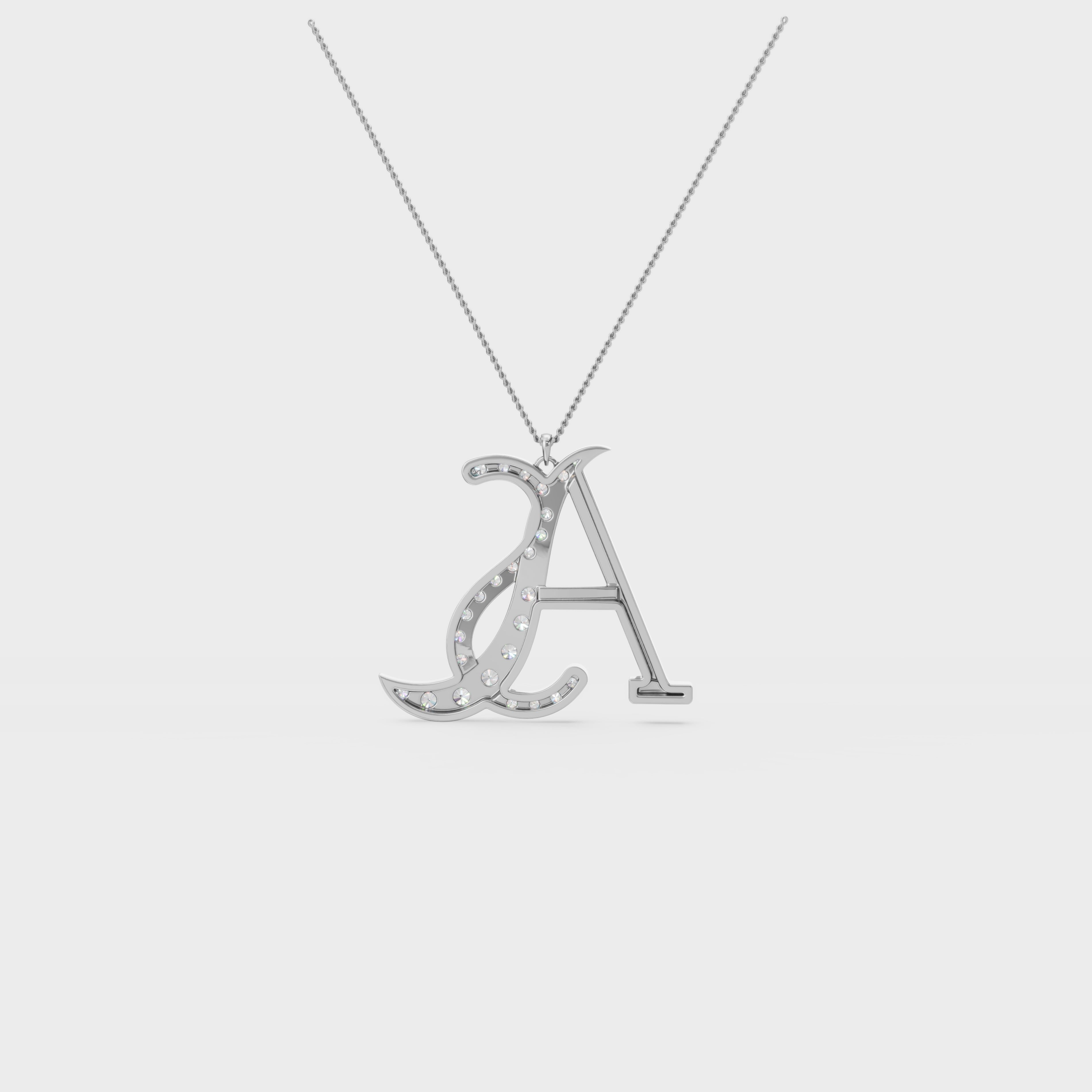 AS Initial Pendant