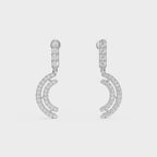 Crescent Wave Diamond Drops