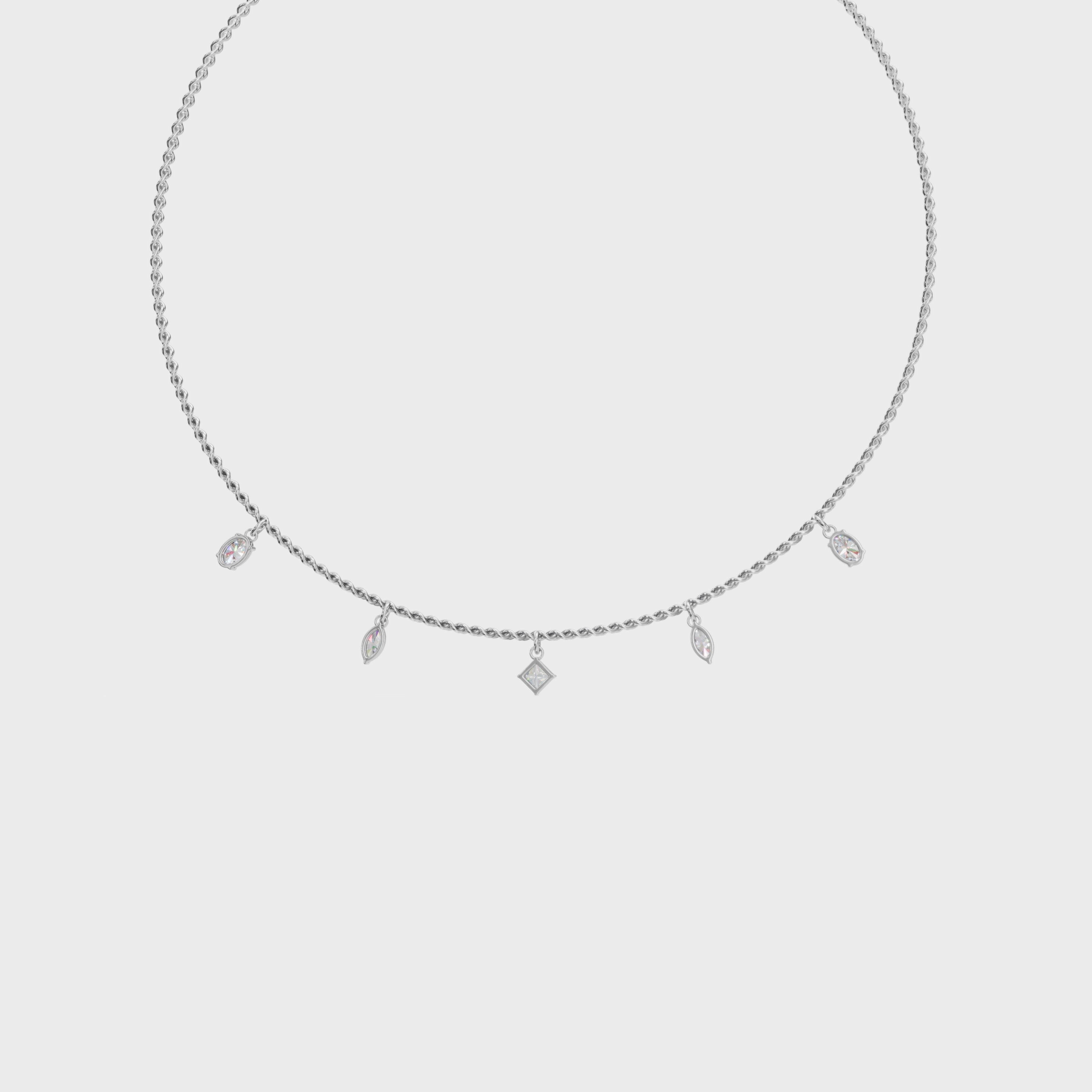 Dazzling constellation diamonds charm PWPE-20