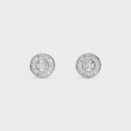Radial Baguette Diamond Studs Earrings