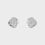 Diamond Petal Earrings