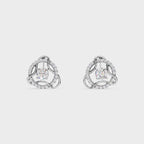 Modern Diamond 2 in 1 Earrings