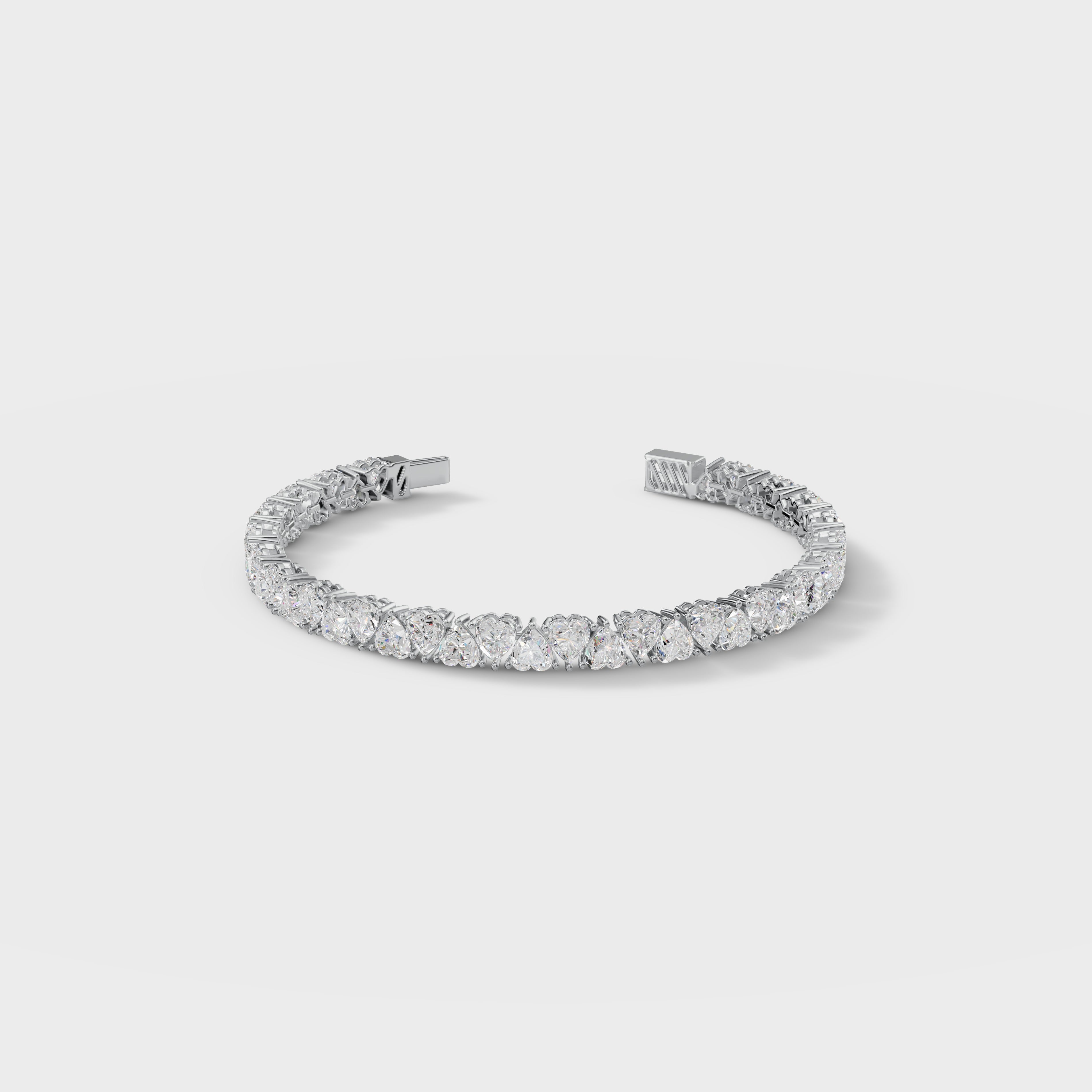 Heart On My Sleev Diamond Bracelet