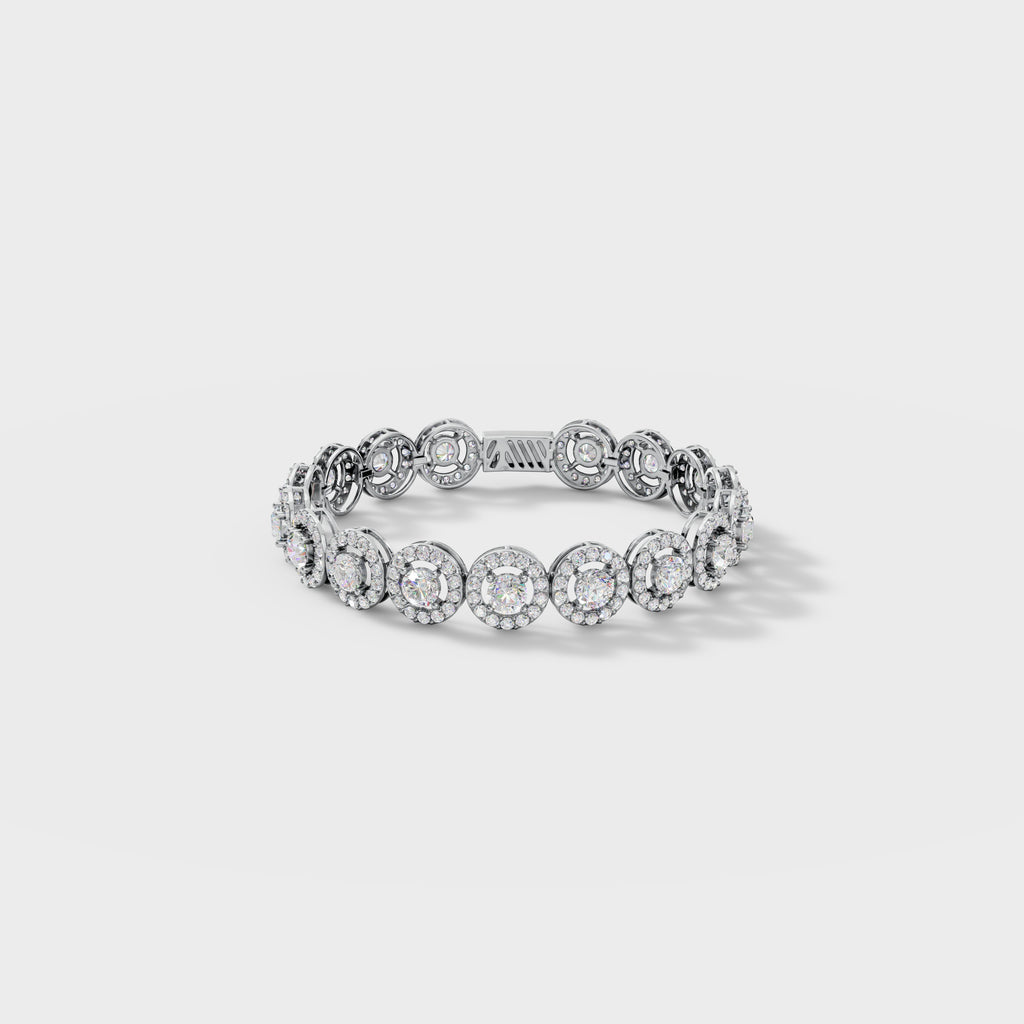 Halo Diamond Bracelet