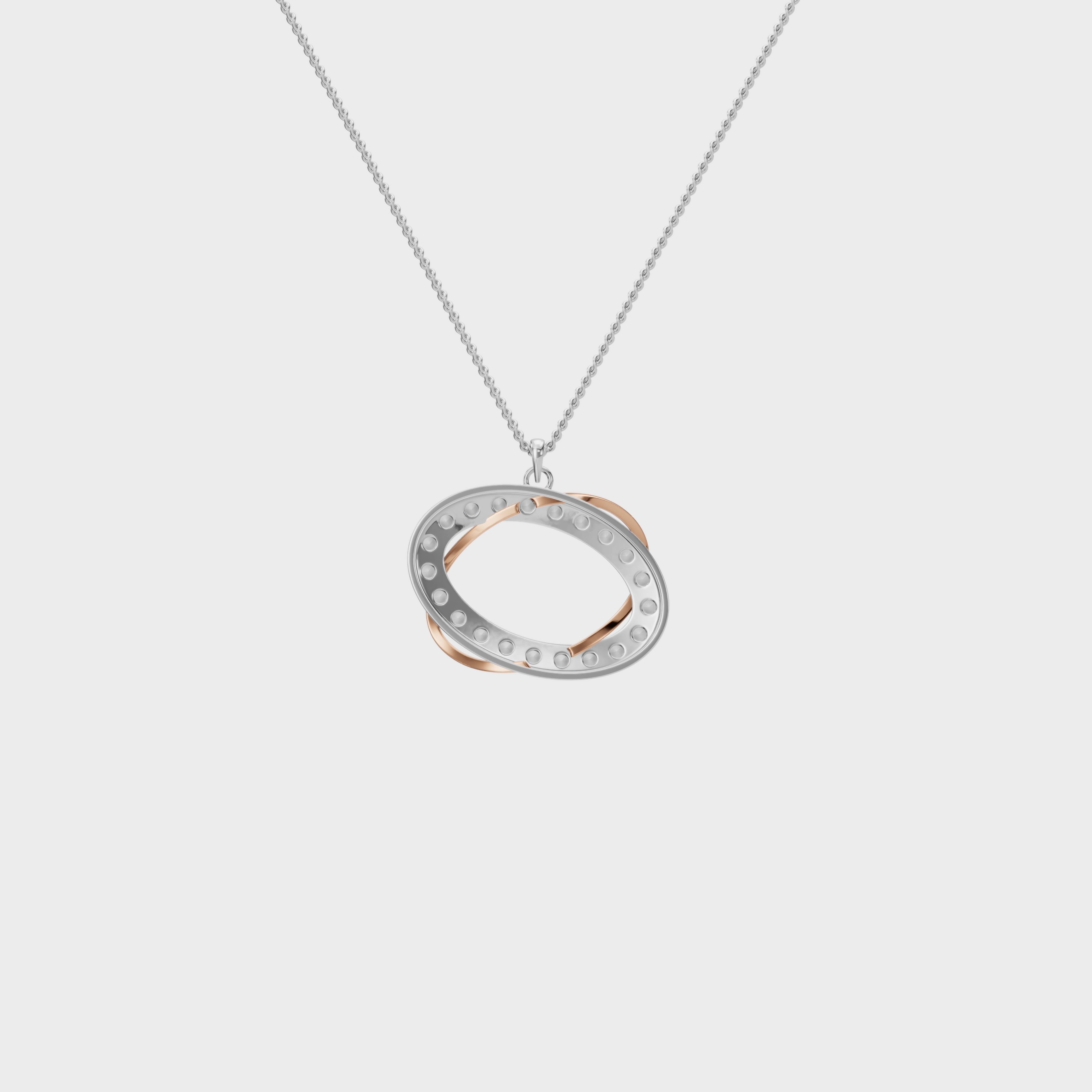 Celestial Orbit Diamond Pendant