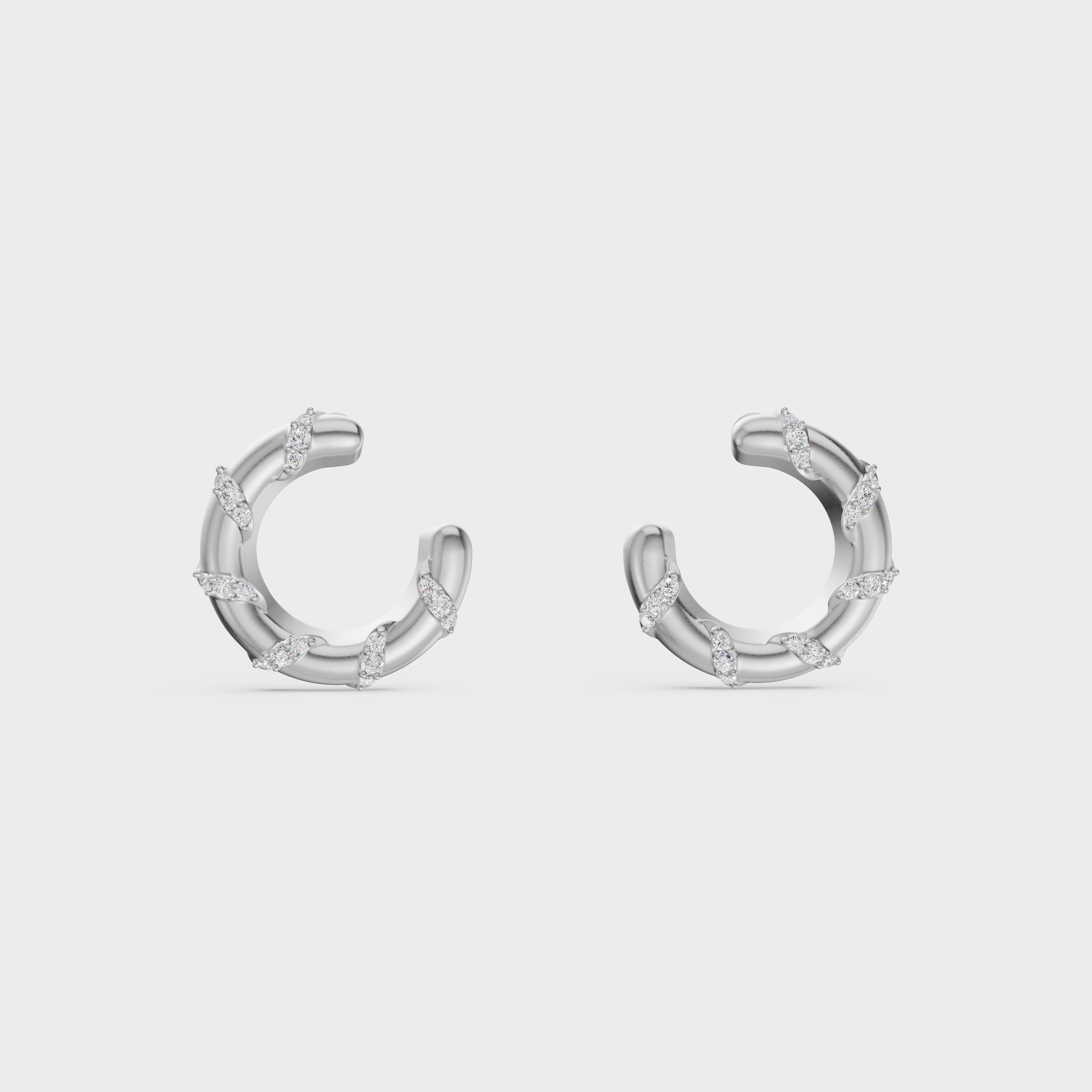 Brilliant Embrace Hoops
