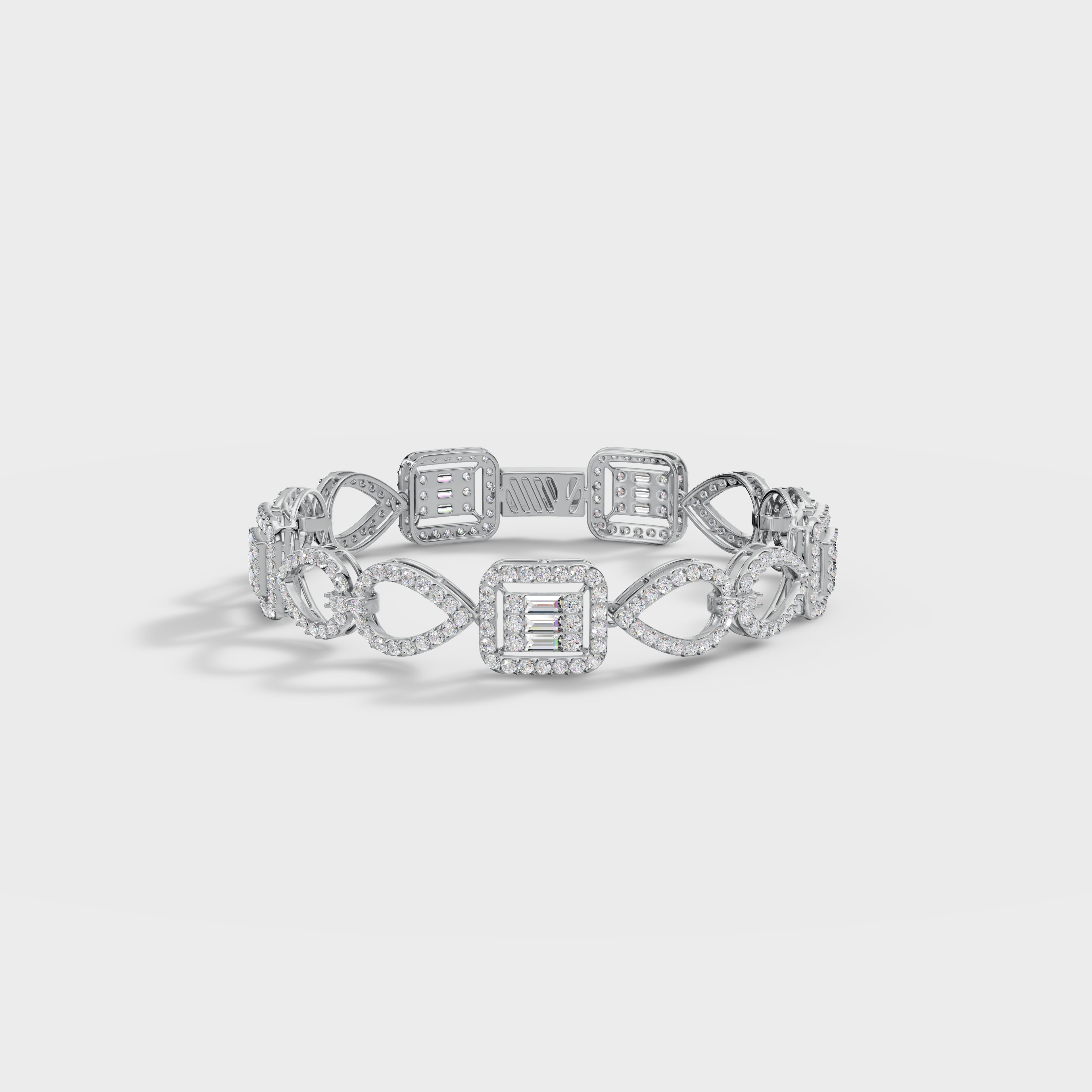 Quadrille Diamond Bracelet