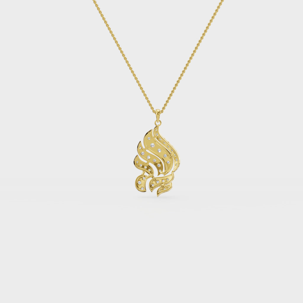 Aurora Fire Diamond Pendant