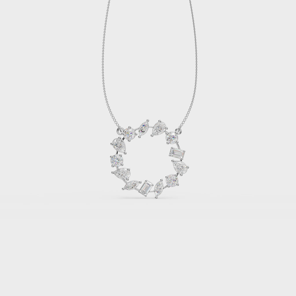 Celestial Orbit Diamond Pendant
